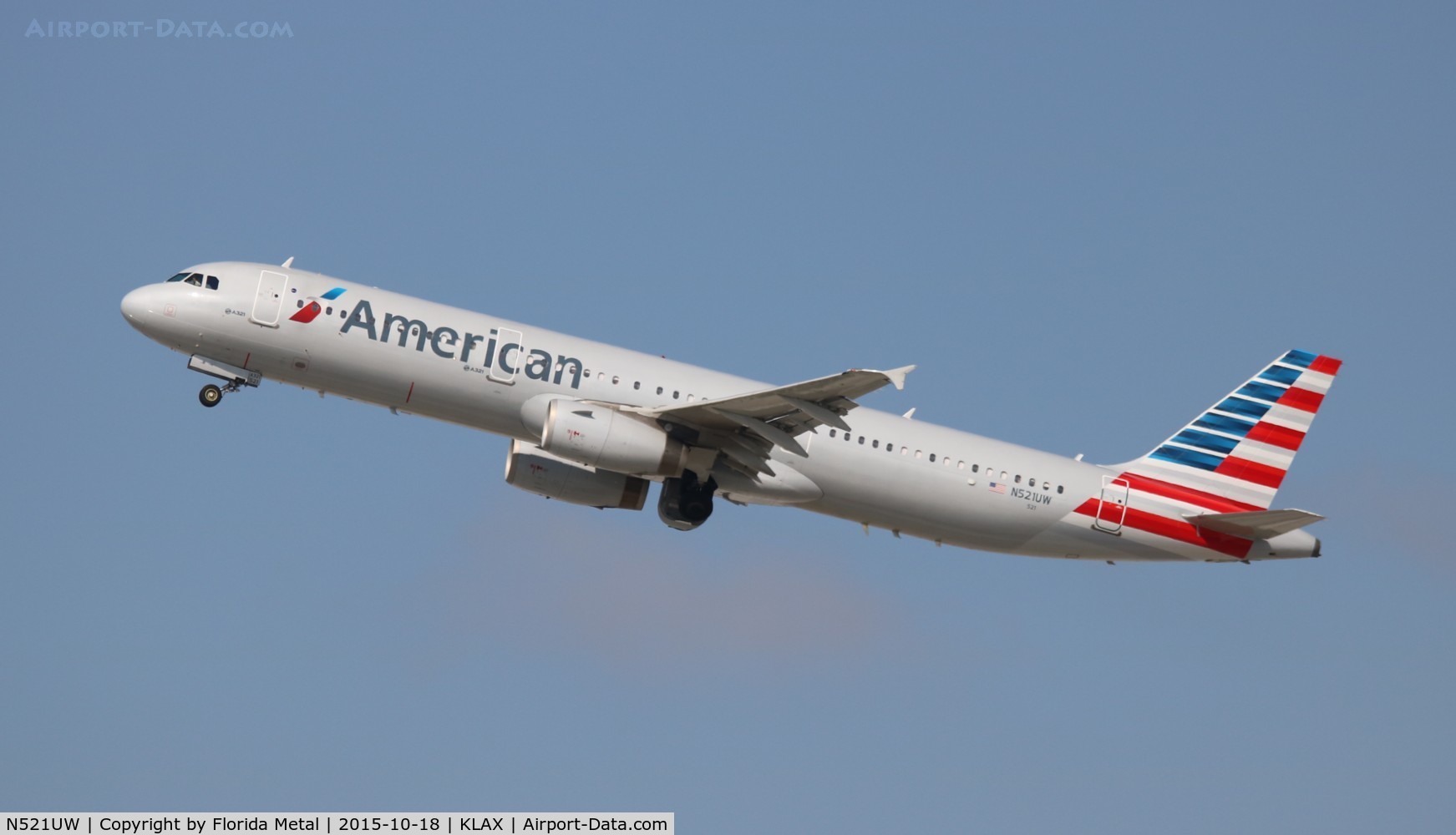 N521UW, 2009 Airbus A321-231 C/N 3944, LAX 2015