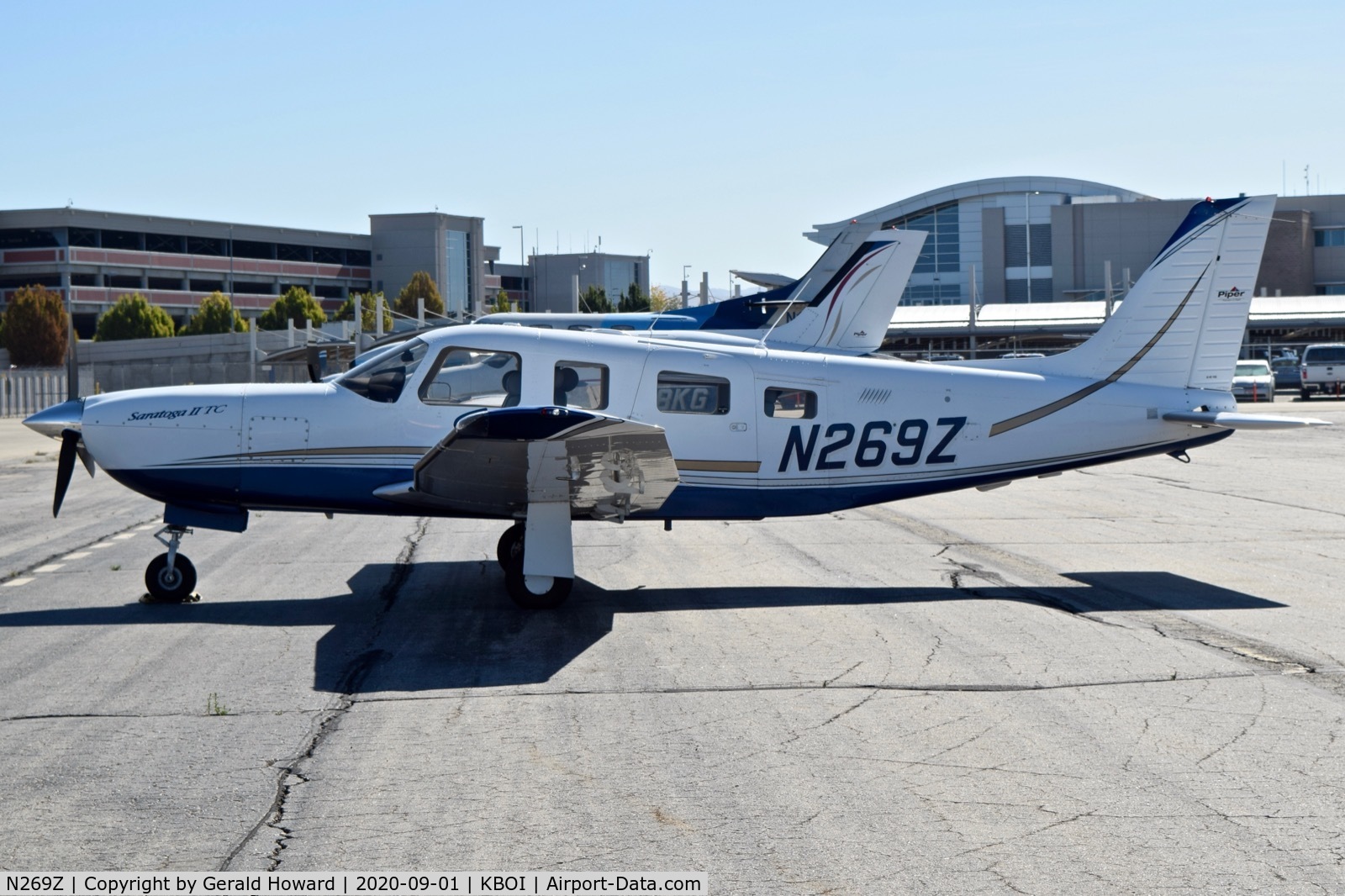 N269Z, 2006 Piper PA-32R-301T Turbo Saratoga C/N 3257407, Parked on north GA ramp.