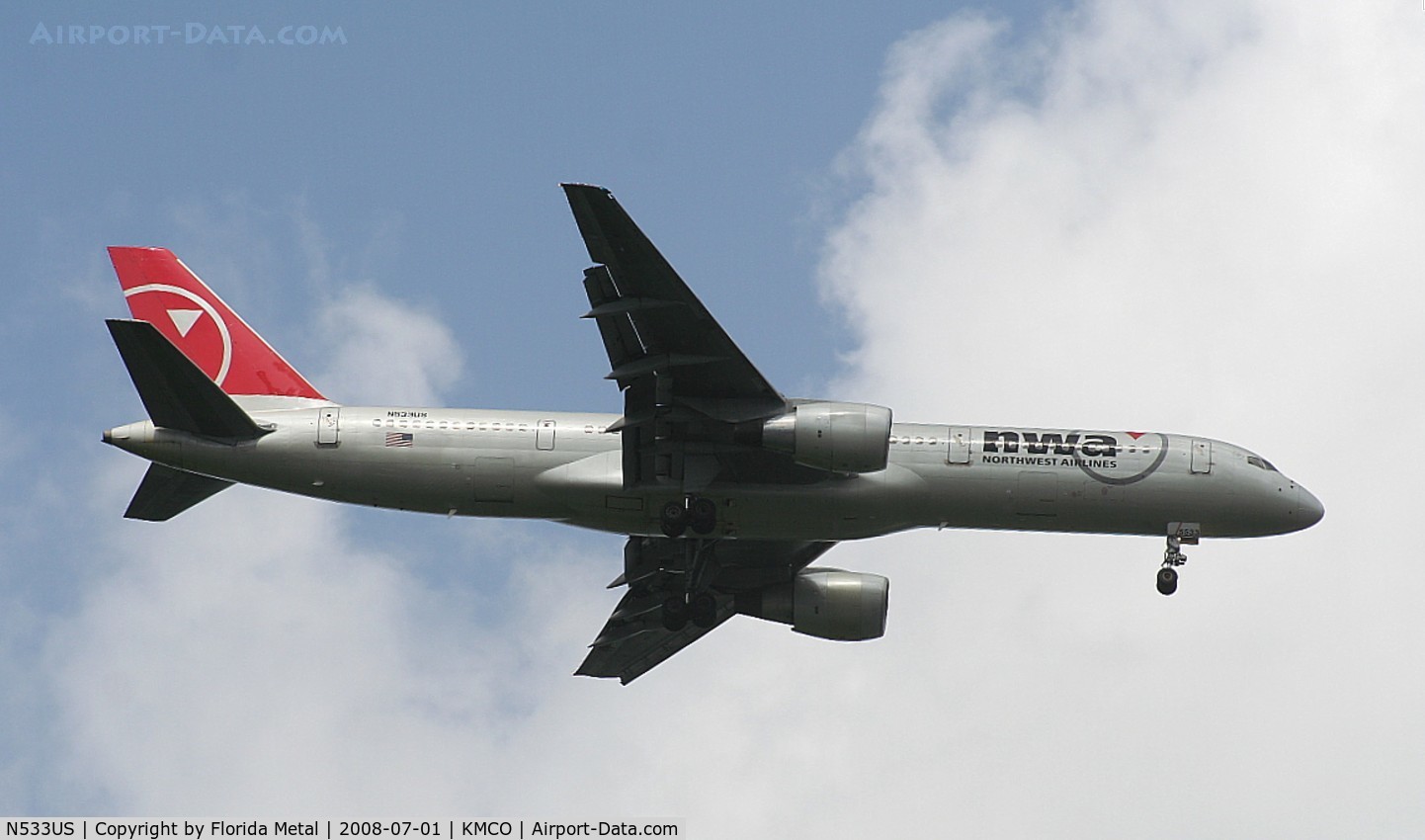N533US, 1988 Boeing 757-251 C/N 24264, MCO 2008