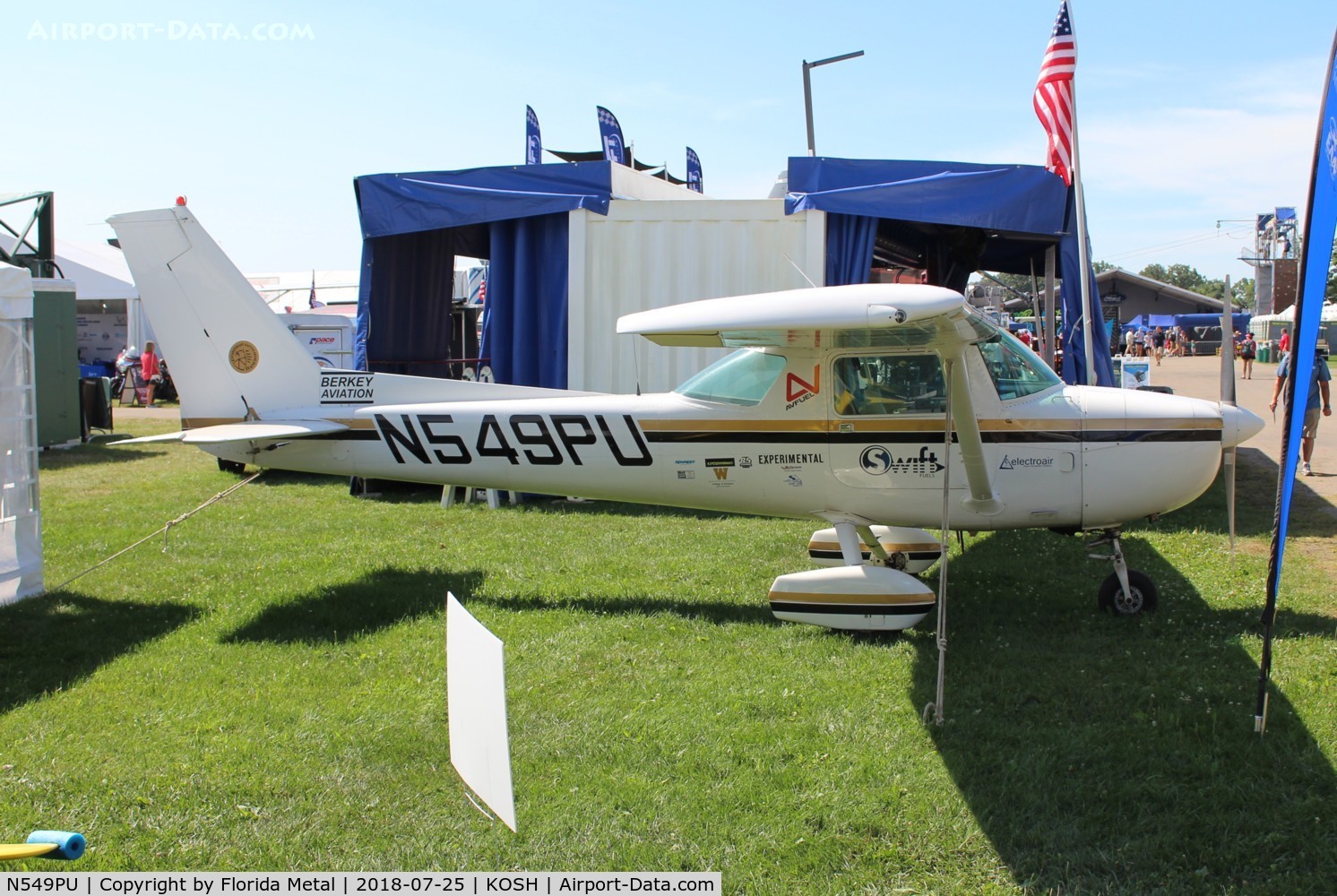 N549PU, 1976 Cessna 150M C/N 15078918, OSH 2018