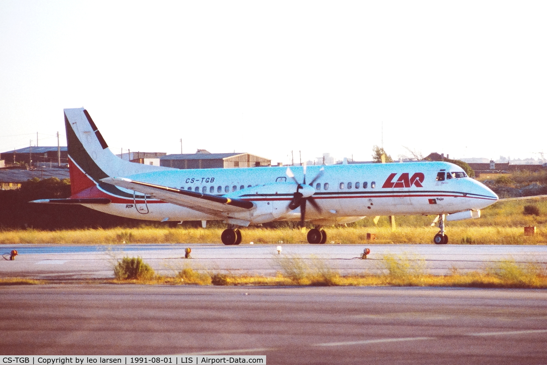 CS-TGB, 1988 British Aerospace ATP C/N 2009, Lisboa 1.8.1991
