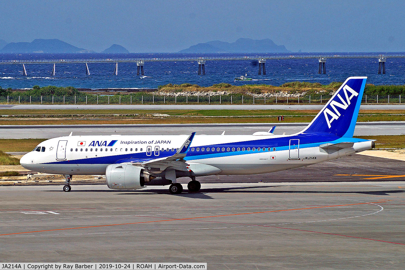 JA214A, 2018 Airbus A320-271N C/N 8196, JA214A   Airbus A320-271N [8196] (ANA-All Nippon Airways) Okinawa-Naha~JA 24/10/2019