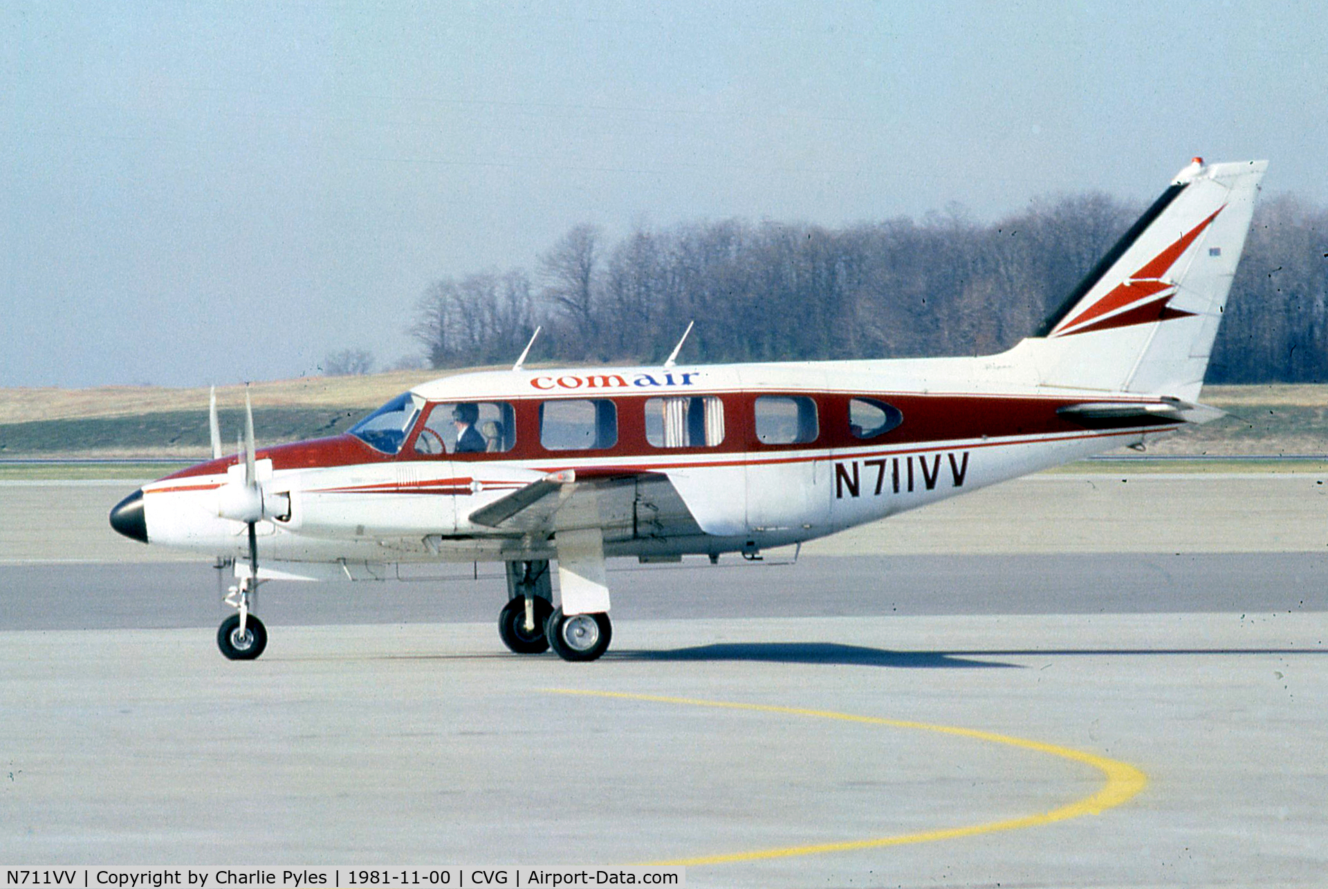 N711VV, Piper PA-31 C/N 31-319, Comair