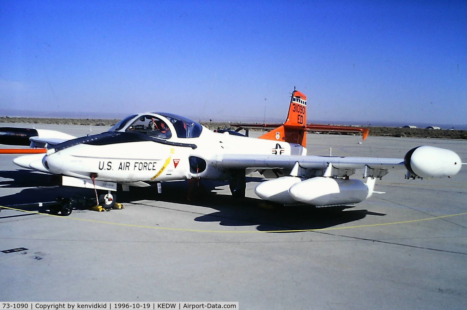 73-1090, Cessna A-37B Dragonfly C/N 43481, At the 1996 Edwards Open House.