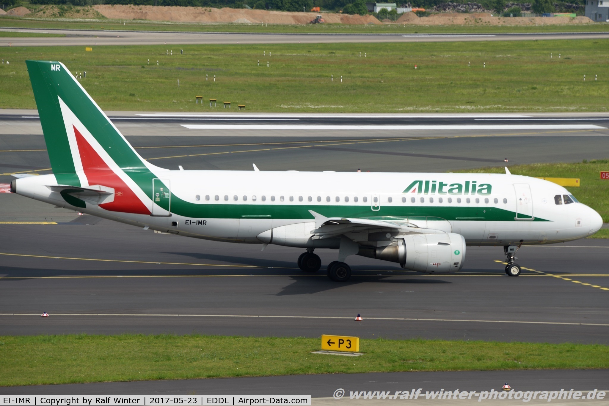 EI-IMR, 2011 Airbus A319-112 C/N 4875, Airbus A319-111 - AZ AZA Alitalia 'Italo Calvino' - 4875 - EI-IMR - 23.05.2017 - DUS