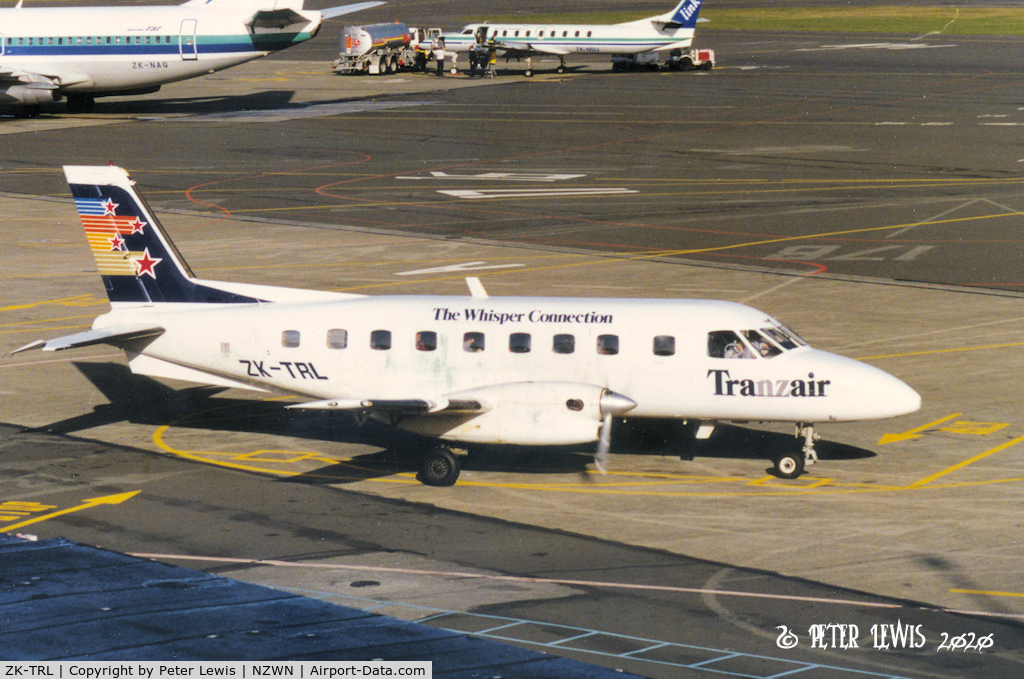 ZK-TRL, 1982 Embraer EMB-110P1 Bandeirante C/N 110417, Rex Aviation (NZ) Ltd., Wellington - 1993