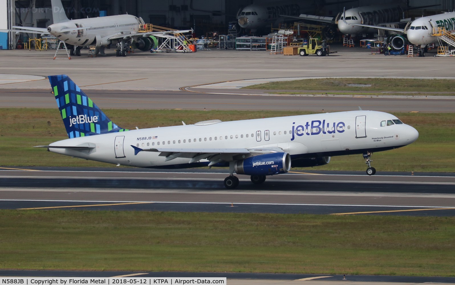N588JB, 2004 Airbus A320-232 C/N 2201, TPA 2018