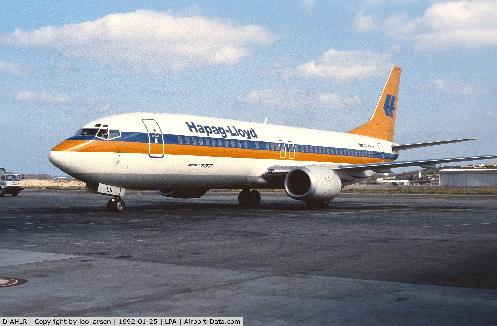 D-AHLR, 1990 Boeing 737-4K5 C/N 24901, Las Palmas 25.1.92