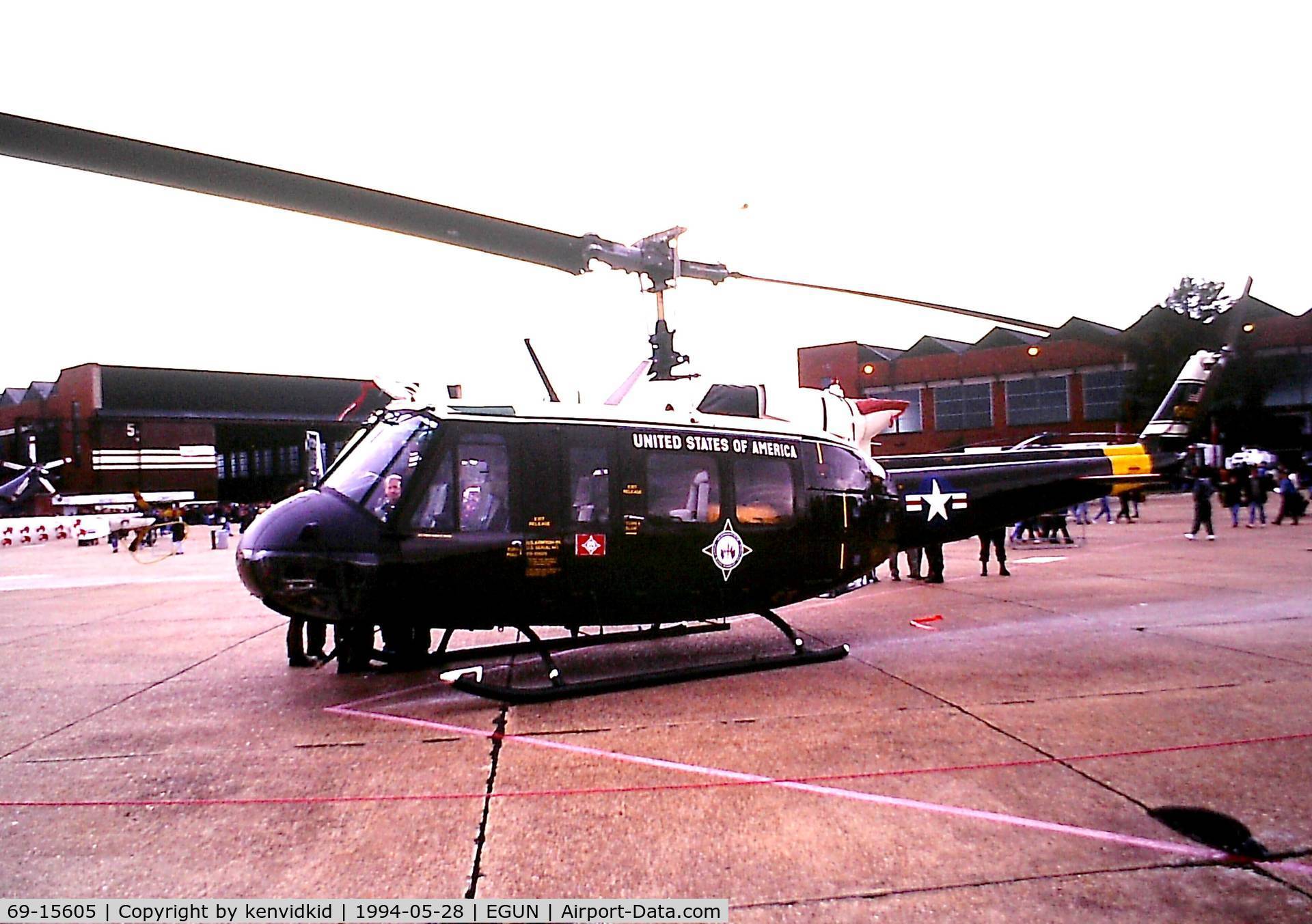 69-15605, 1969 Bell UH-1H Iroquois C/N 11893, At Air Fete 1994.