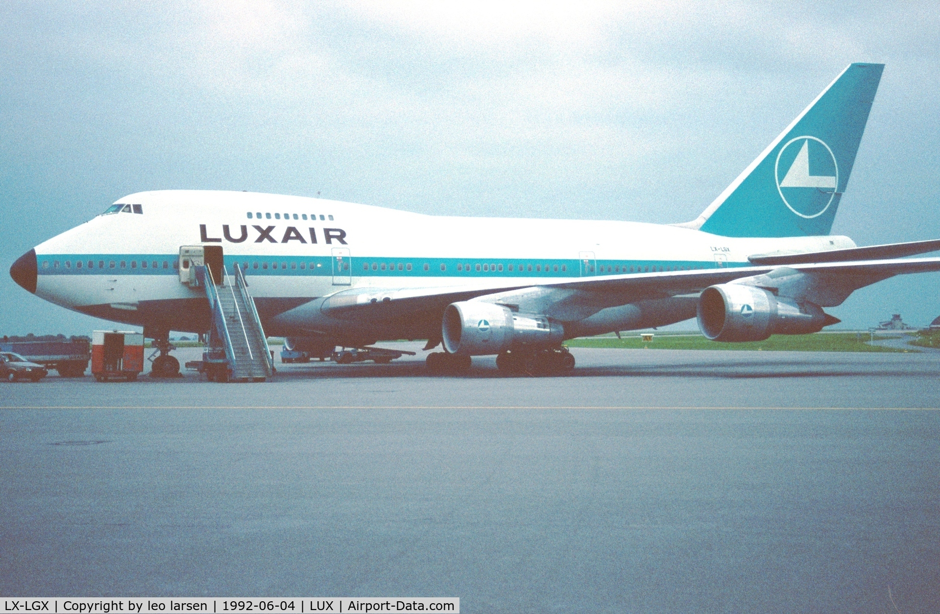 LX-LGX, 1976 Boeing 747SP-44 C/N 21133, Luxemburg 4.6.1992