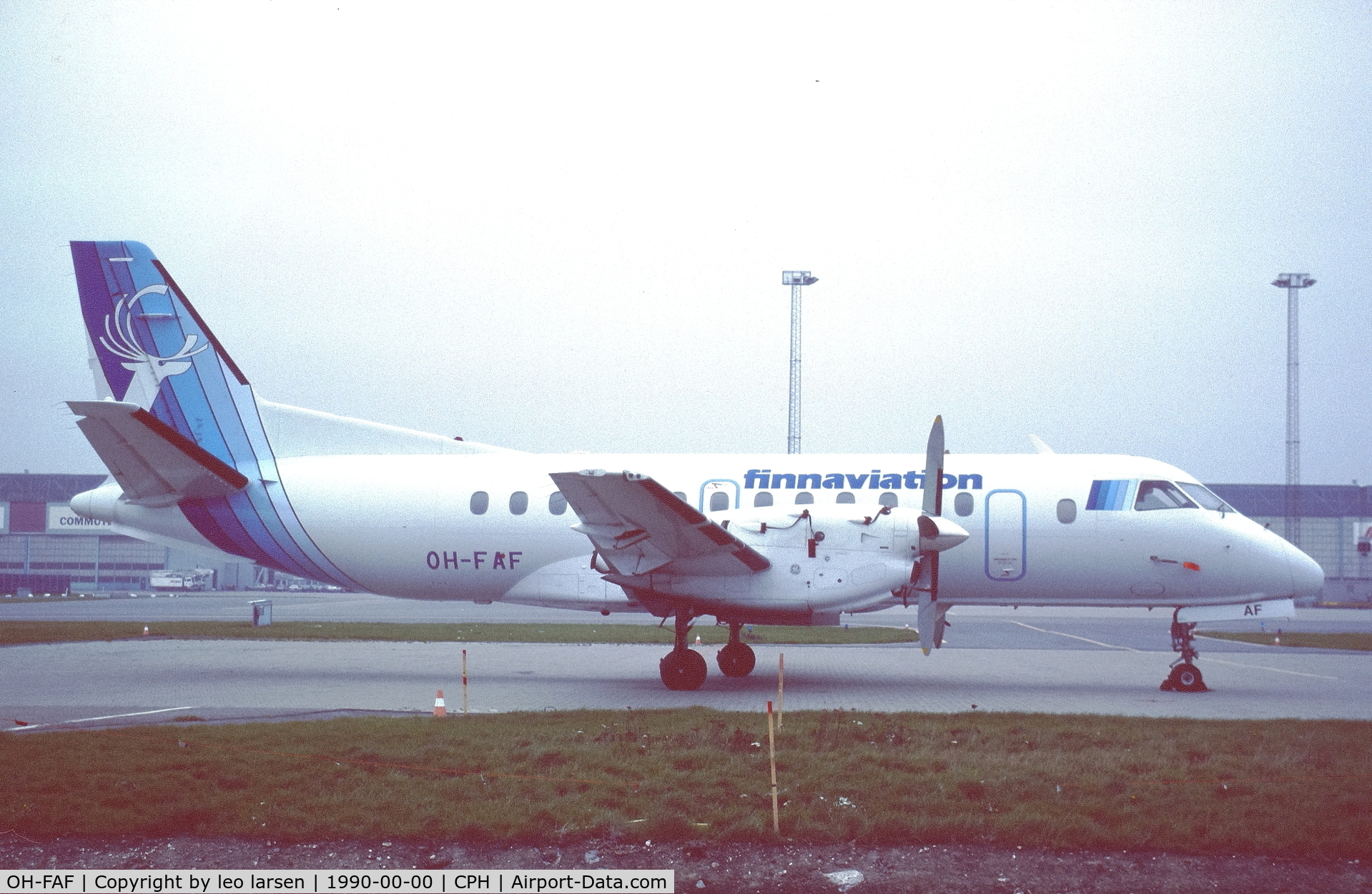 OH-FAF, 1989 Saab 340B C/N 340B-167, Copenhagen 1990