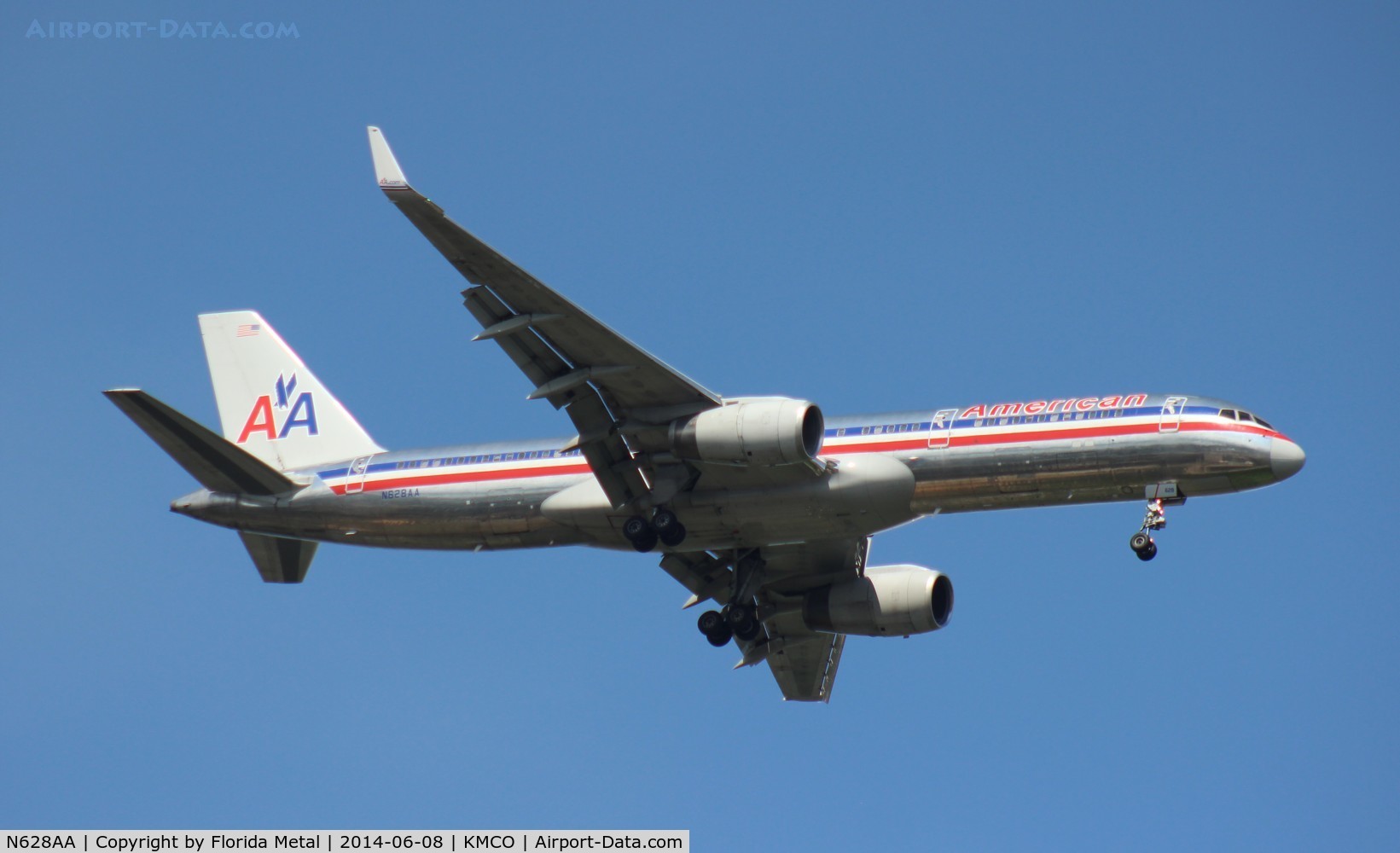 N628AA, 1990 Boeing 757-223 C/N 24586, MCO 2014