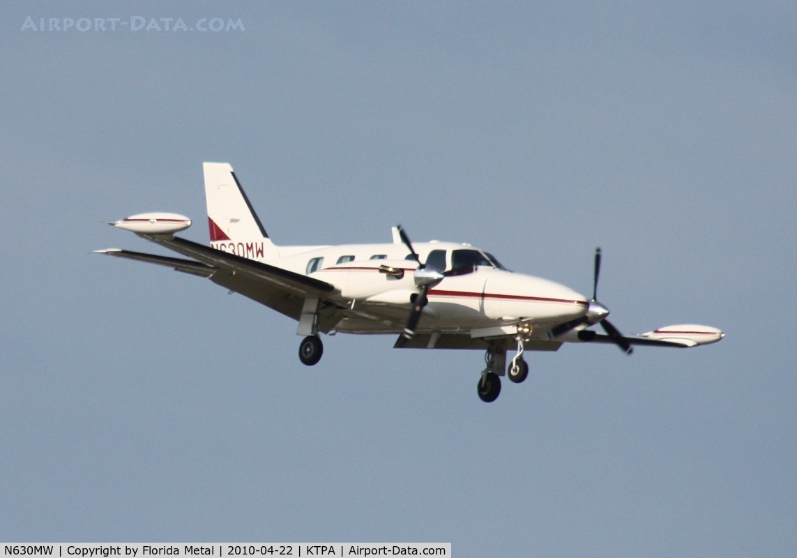 N630MW, Piper PA-31T Cheyenne II C/N 31T-8166011, TPA 2010