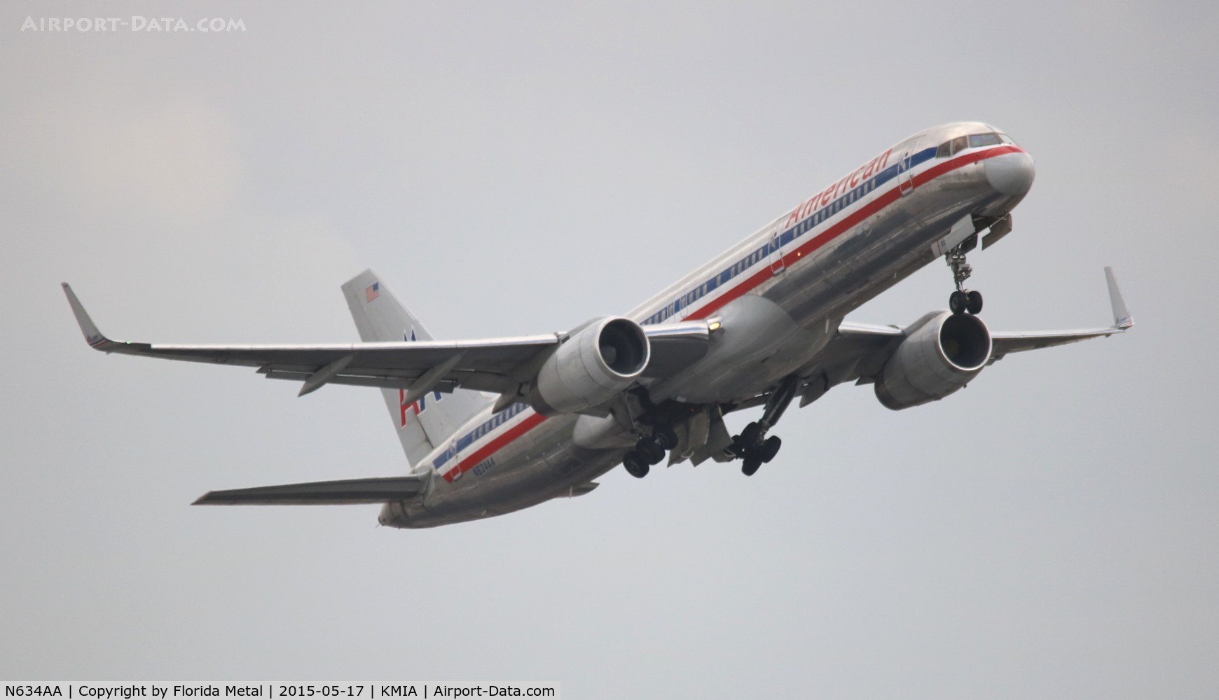 N634AA, 1990 Boeing 757-223 C/N 24592, MIA 2015