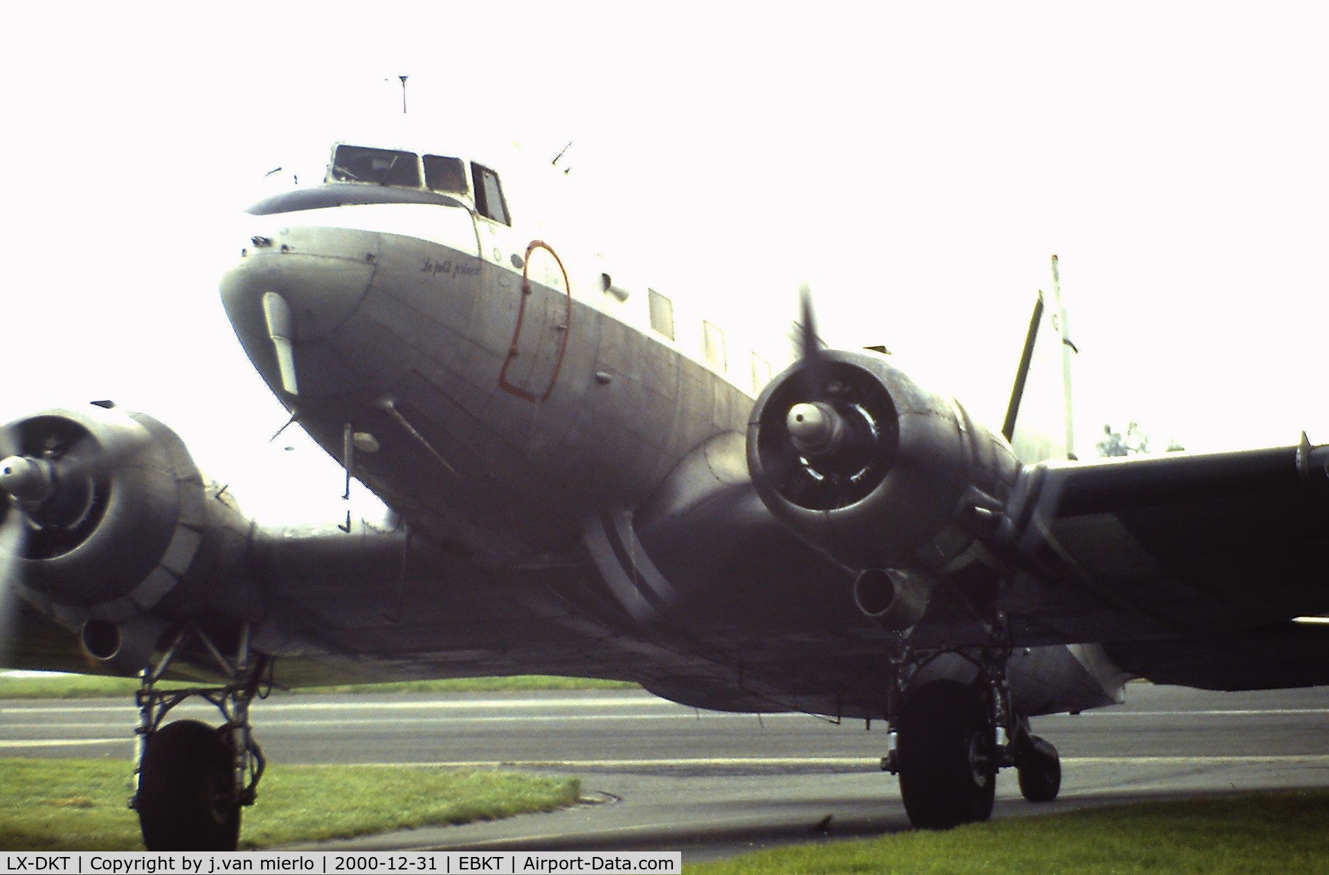 LX-DKT, 1942 Douglas DC3C-S1C3G (C-47A) C/N 10253, Scan slide