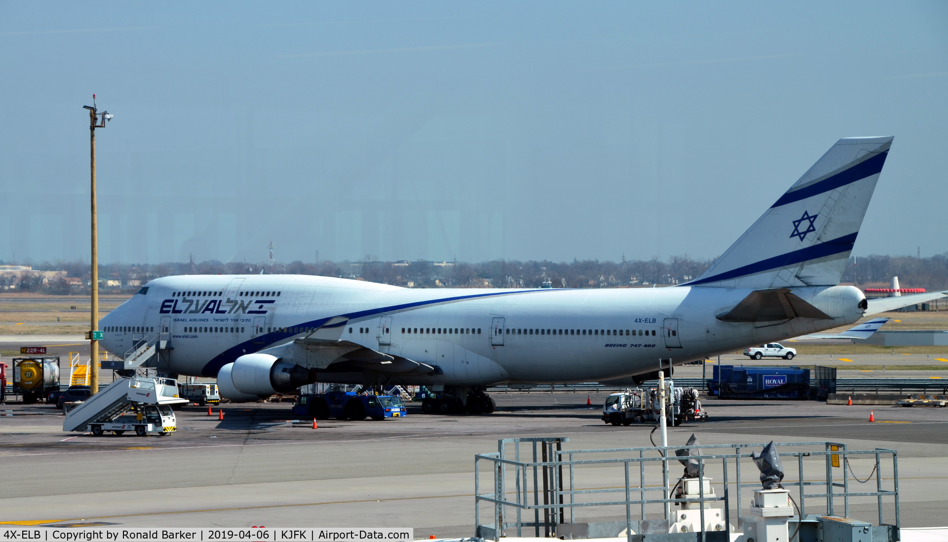 4X-ELB, 1994 Boeing 747-458 C/N 26056, Parked JFK