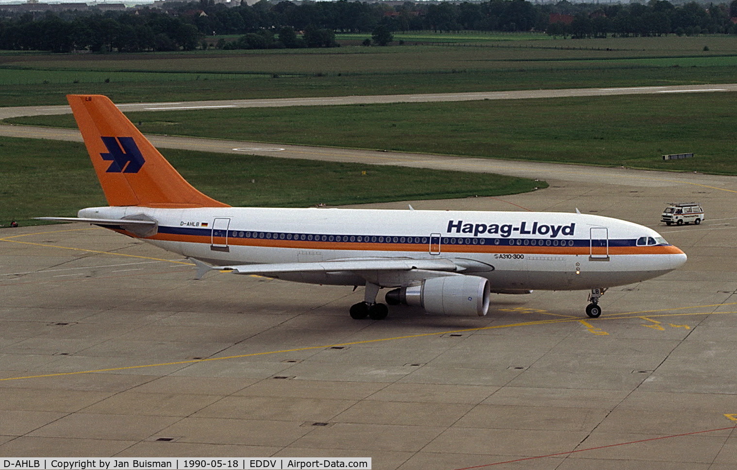 D-AHLB, 1989 Airbus A310-304 C/N 528, Hapag-Lloyd