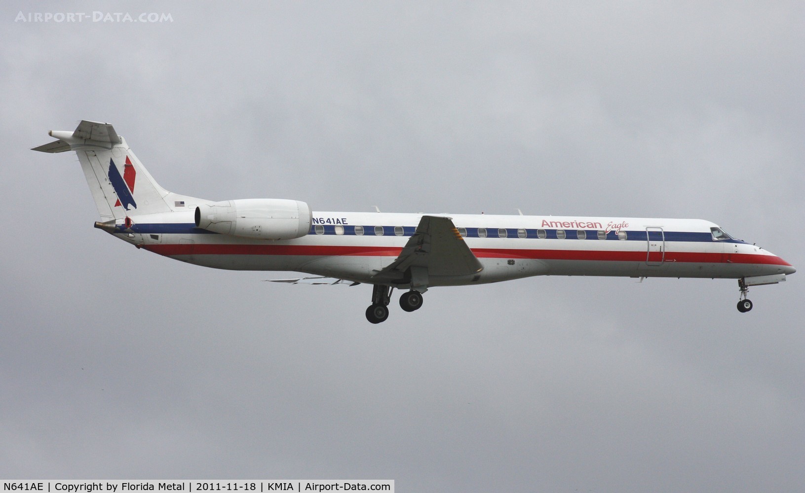 N641AE, 1999 Embraer ERJ-145LR (EMB-145LR) C/N 145191, MIA 2011