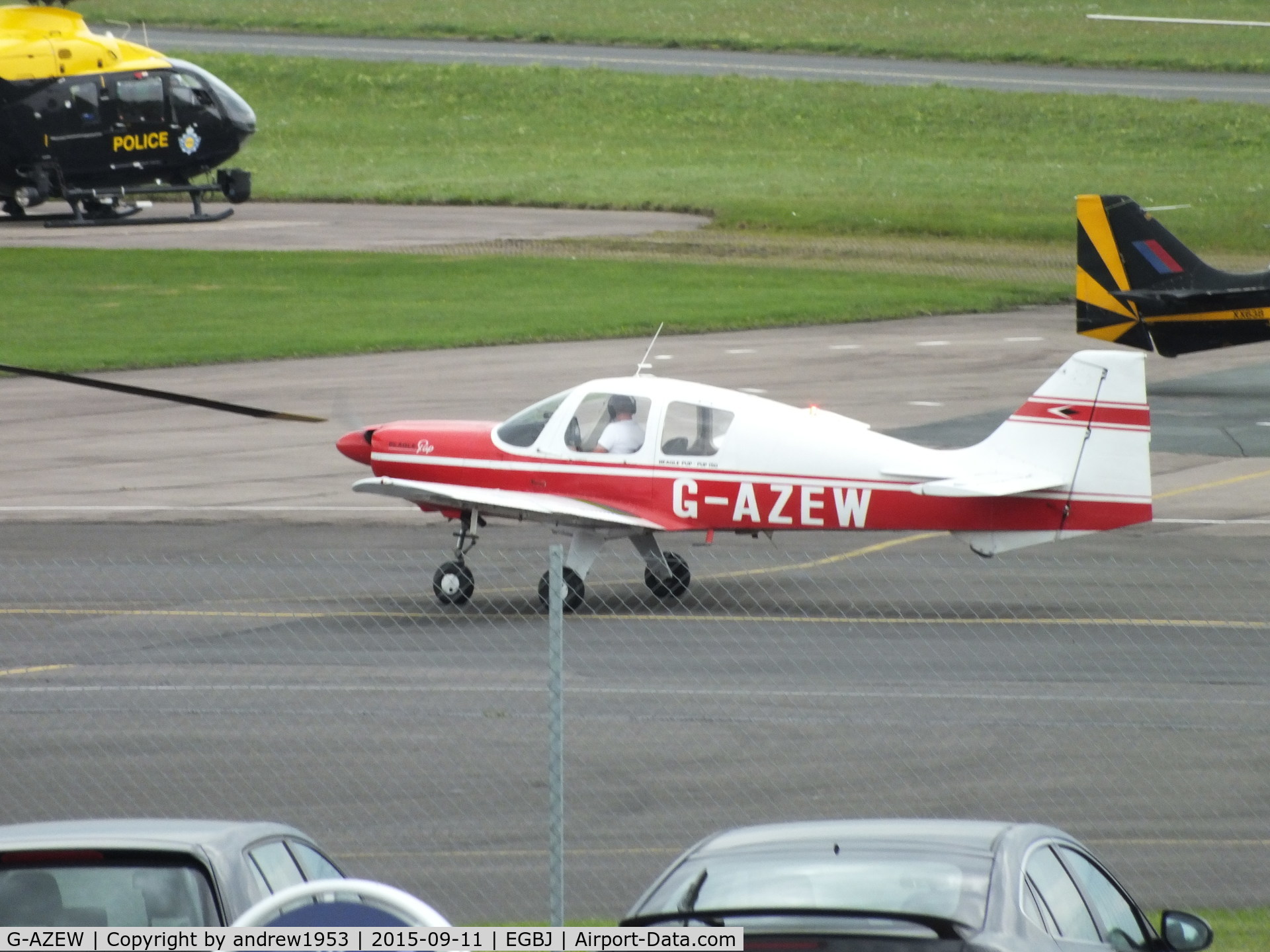 G-AZEW, 1969 Beagle B-121 Pup Series 2 (Pup 150) C/N B121-132, G-AZEW at Gloucestershire Airport.