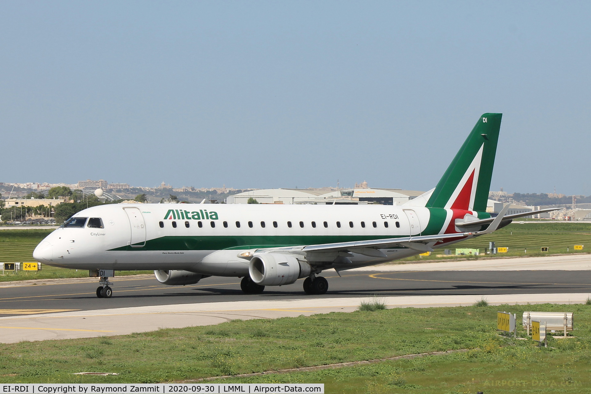 EI-RDI, 2012 Embraer 175LR (ERJ-170-200LR) C/N 17000340, Embraer 175LR EI-RDI Alitalia
