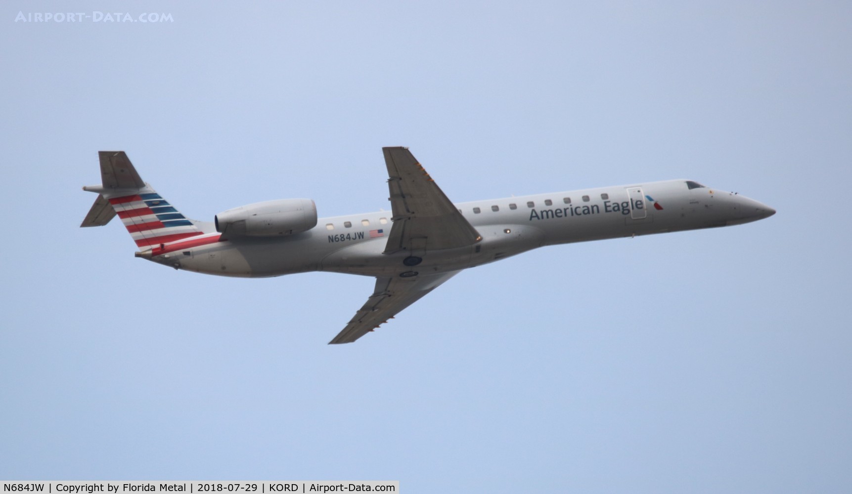 N684JW, 2004 Embraer ERJ-145LR (EMB-145LR) C/N 14500835, ORD 2018