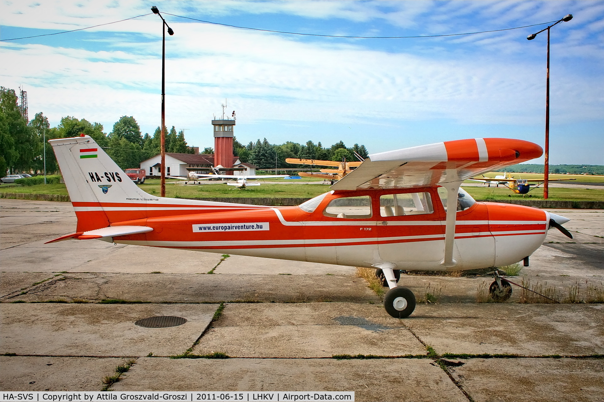 HA-SVS, Cessna 172M Skyhawk C/N 17201017, LHKV - Kaposújlak Airport, Hungary