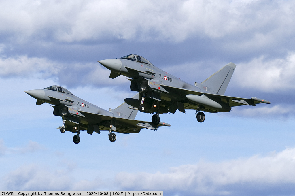 7L-WB, 2007 Eurofighter EF-2000 Typhoon S C/N AS002, Austria - Air Force Eurofighter Typhoon + 7L-WO