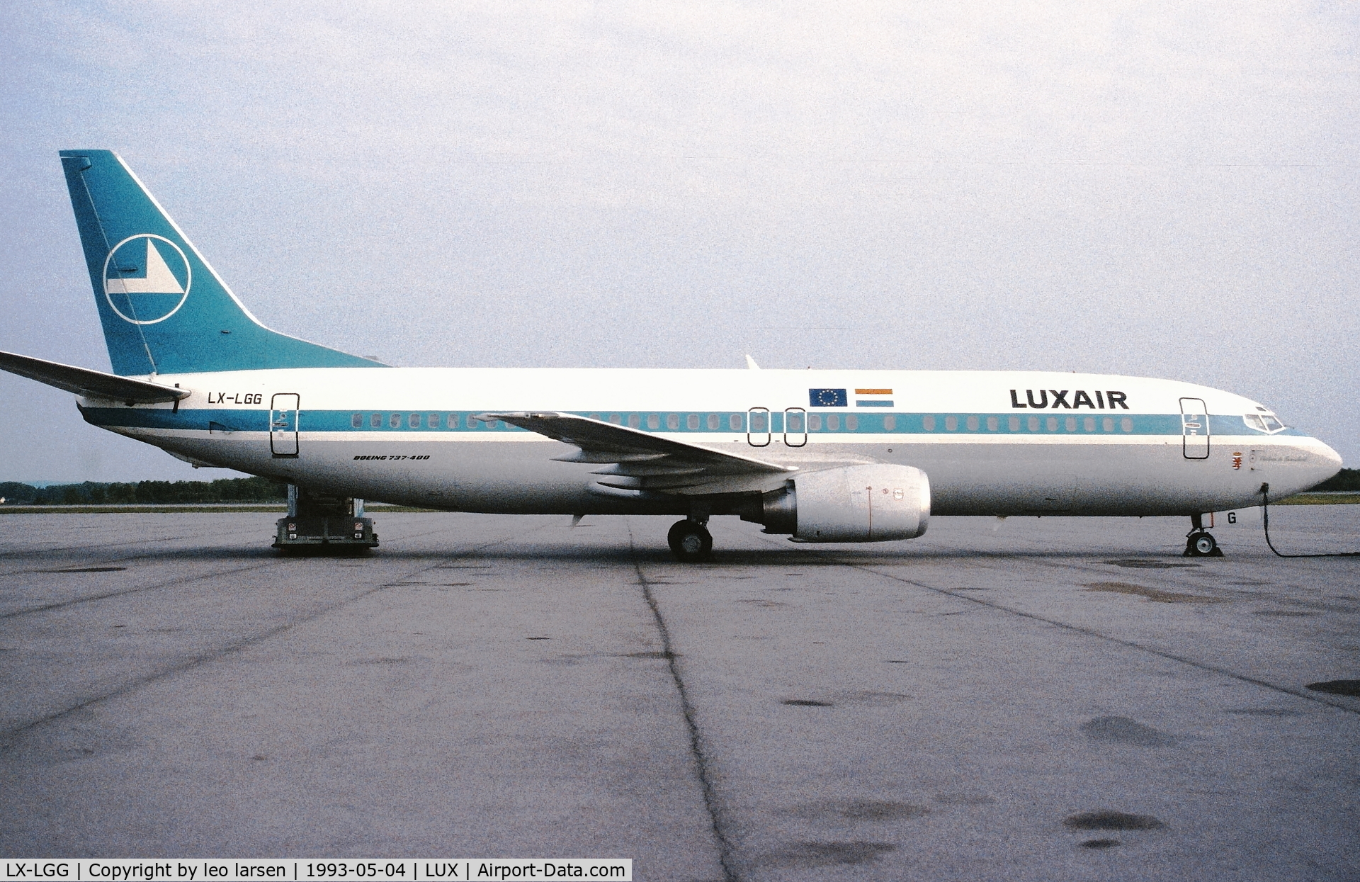 LX-LGG, 1992 Boeing 737-4C9 C/N 26437, Luxembourg 4.5.1993