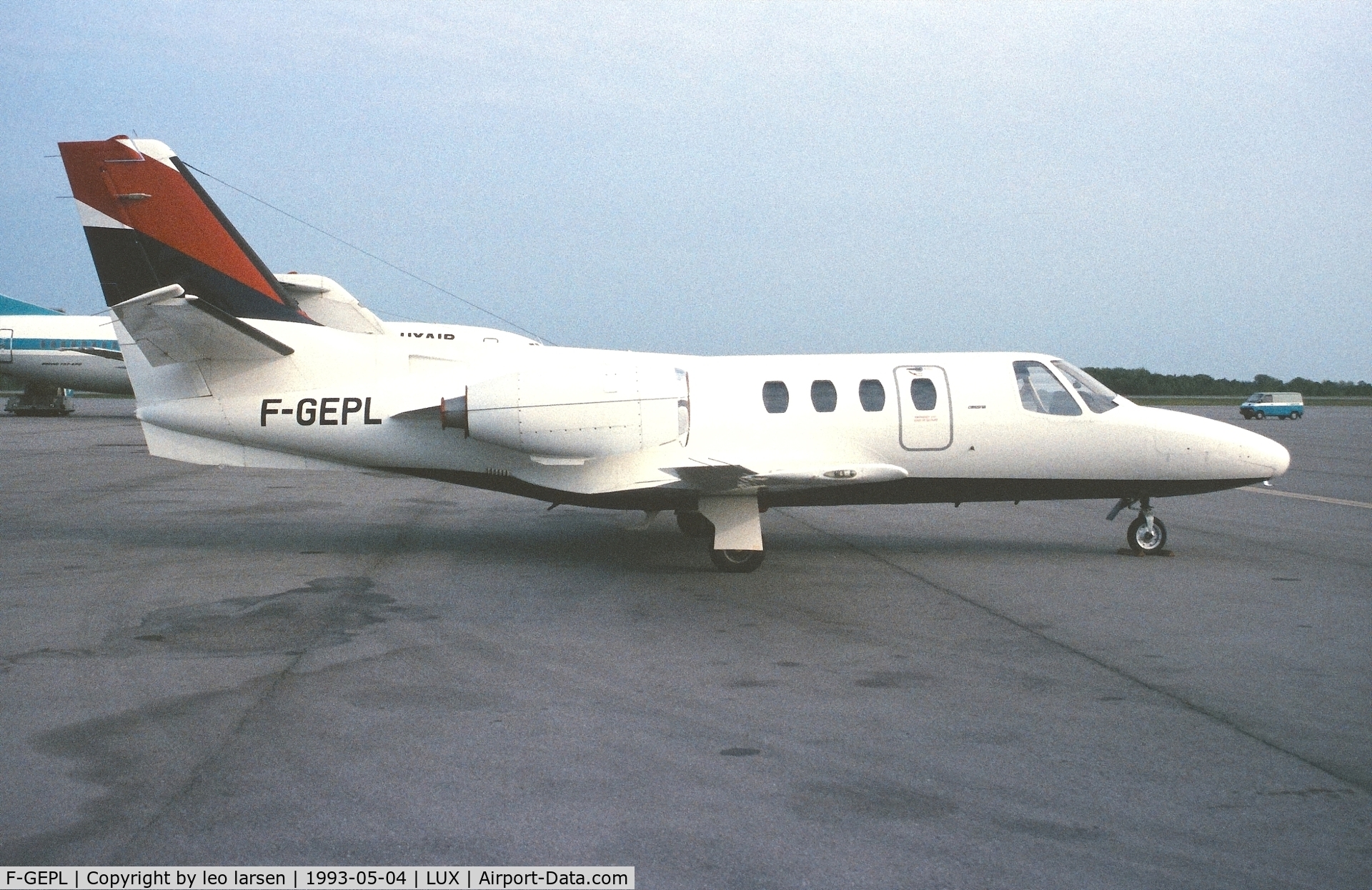 F-GEPL, 1976 Cessna 500 Citation I C/N 500-0164, Luxembourg 4.5.1993