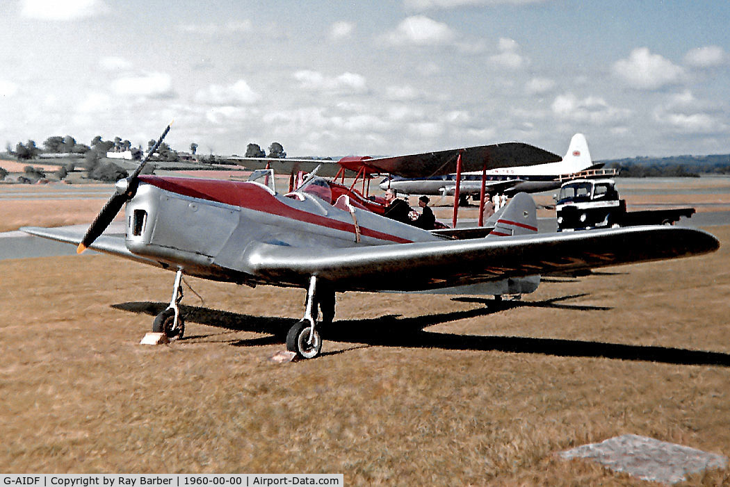 G-AIDF, Miles M14A Hawk Trainer 3 C/N 1766, G-AIDF   Miles M.14A Hawk Trainer 3 [1766] (Place & Date unknown) @ 1960's