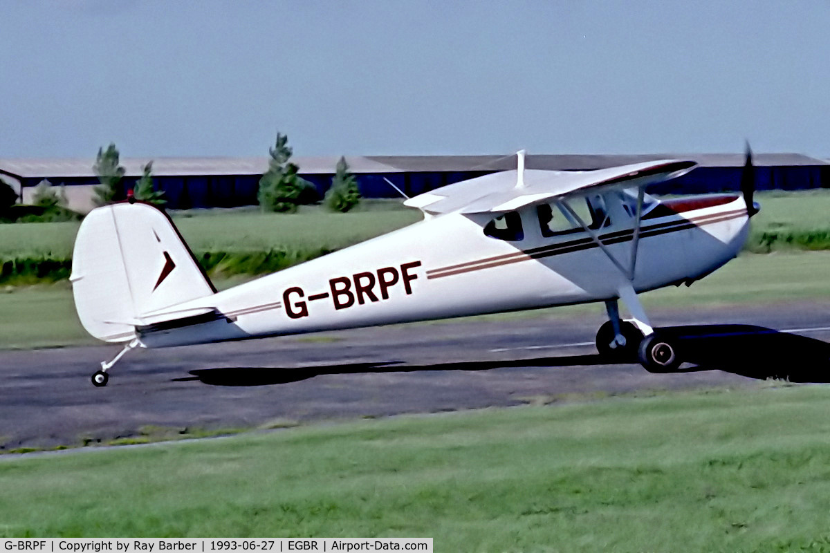 G-BRPF, 1946 Cessna 120 C/N 9902, G-BRPF   Cessna 120 [9902] Breighton~G 27/06/1993