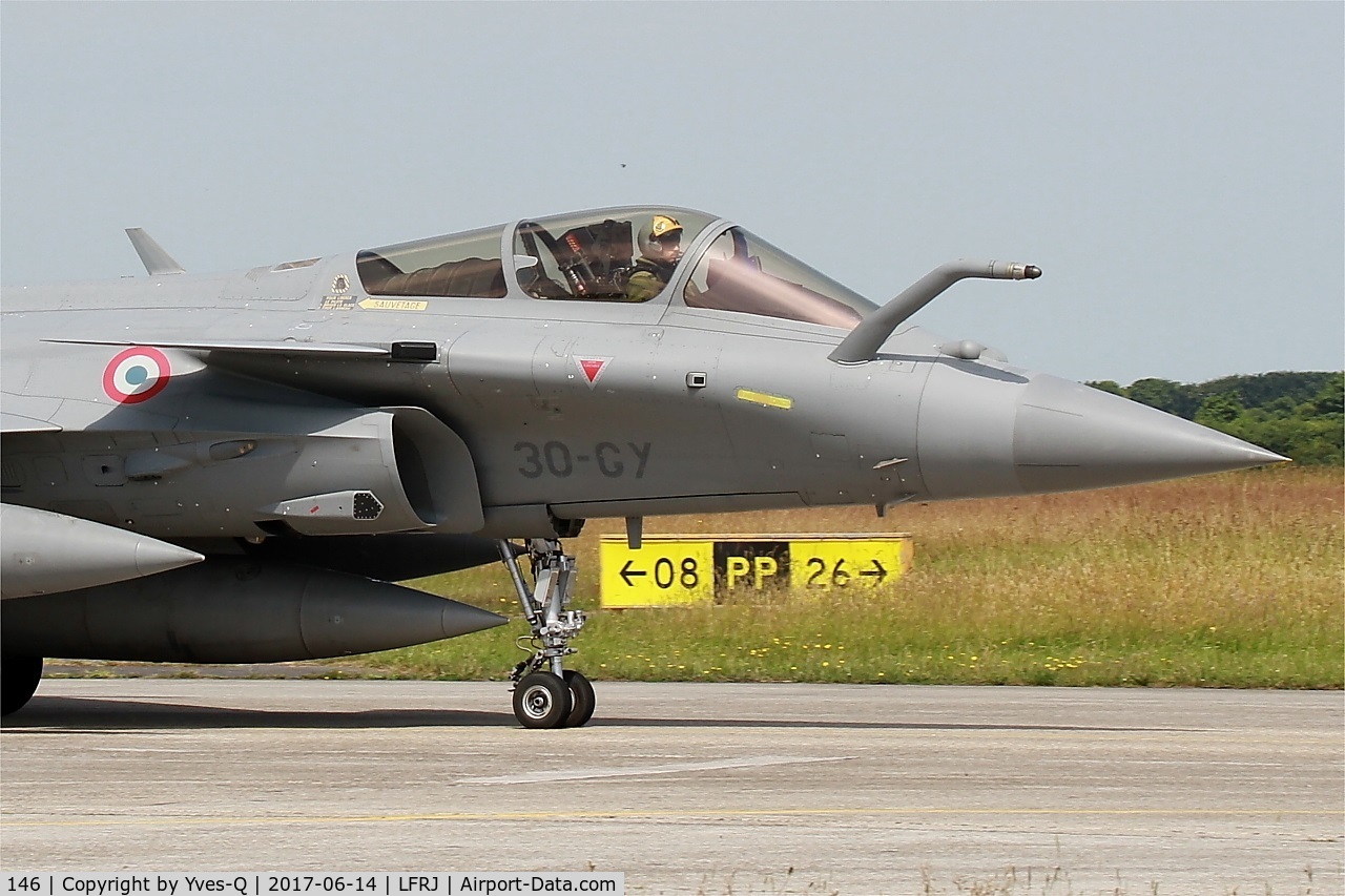 146, Dassault Rafale C C/N 146, Dassault Rafale C, Taxiing to flight line, Landivisiau Naval Air Base (LFRJ) Tiger Meet 2017