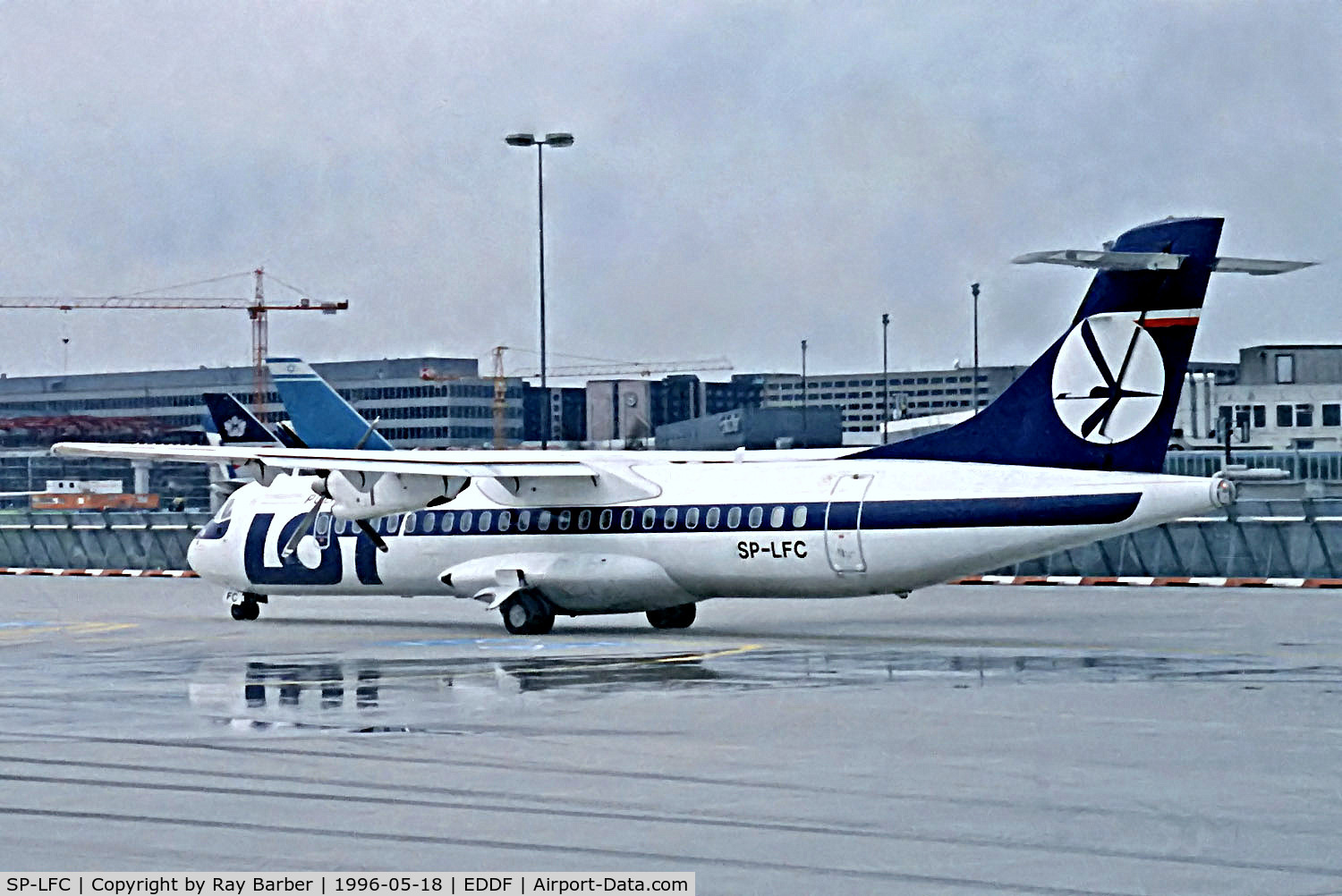 SP-LFC, 1992 ATR 72-202 C/N 272, SP-LFC   Aerospatiale ATR-72-202 [272] (LOT Polish Airlines) Frankfurt Int'l~D 18/05/1996