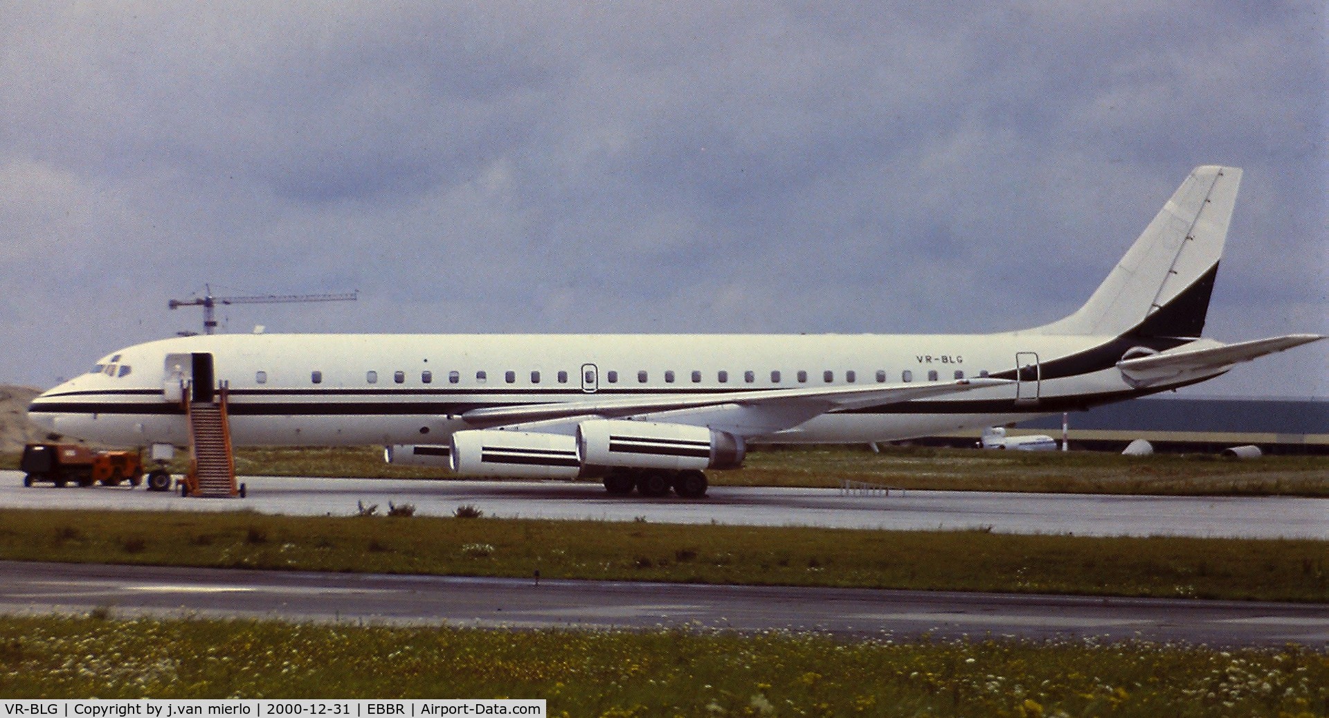 VR-BLG, 1969 Douglas DC-8-62 C/N 46071, scanfrom slide '80s