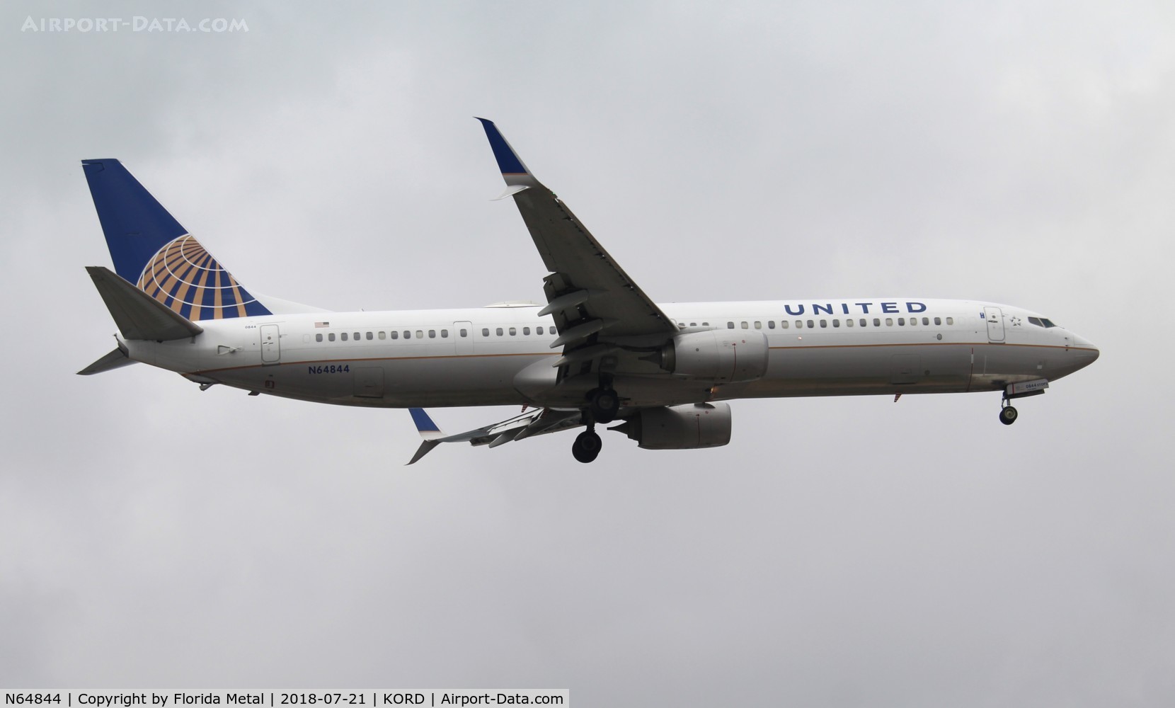 N64844, 2015 Boeing 737-900/ER C/N 42184, United 737-924
