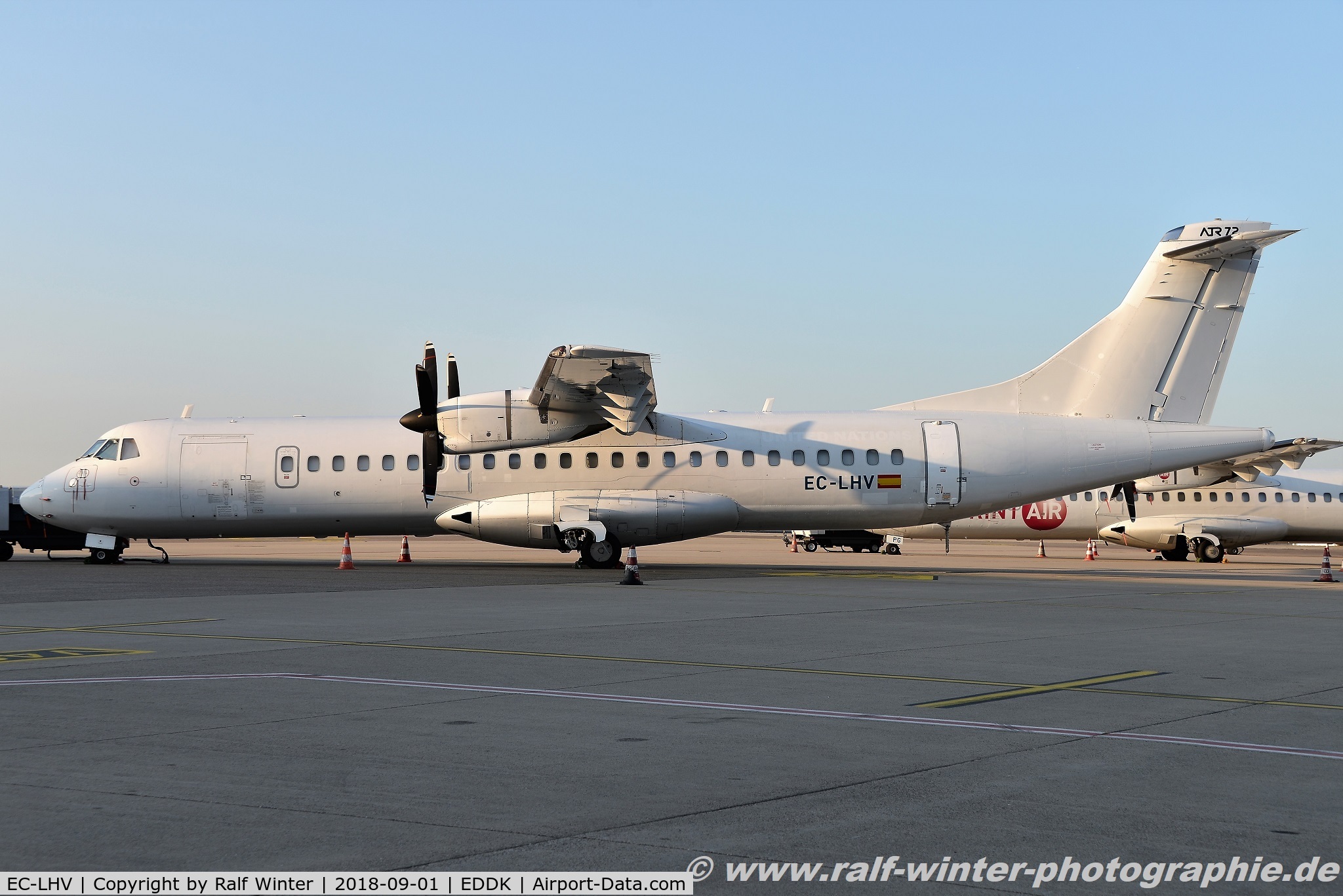 EC-LHV, 1994 ATR 72-202 C/N 416, ATR 72-202 - W3 SWT Swiftair - 416 - EC-LHV - 01.09.2018 - CGN