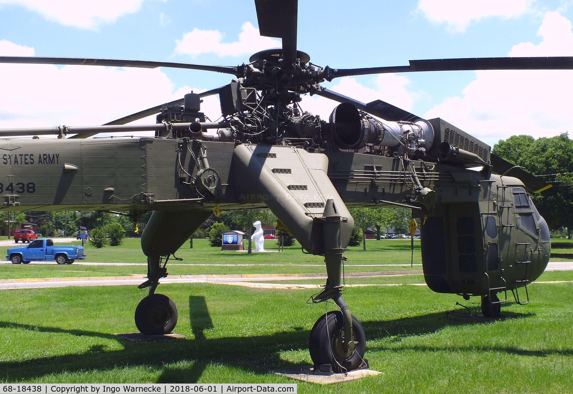 68-18438, 1968 Sikorsky CH-54A Tarhe C/N 64.040, Sikorsky CH-54A Tarhe at the US Army Aviation Museum, Ft. Rucker
