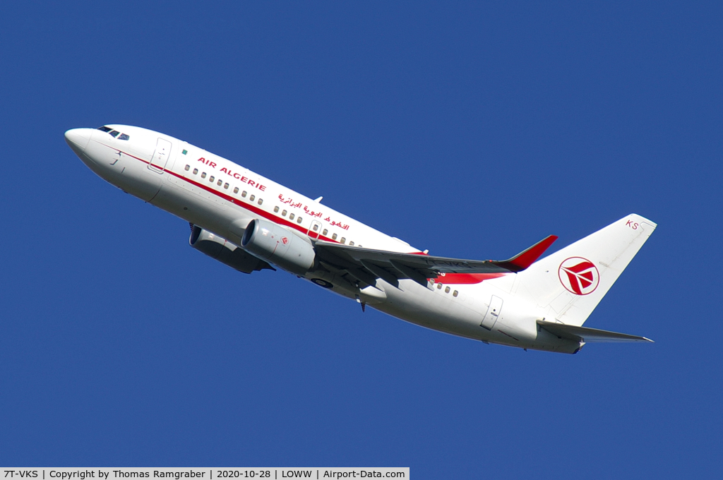 7T-VKS, 2016 Boeing 737-7D6C C/N 61340, Air Algerie Boeing 737-700