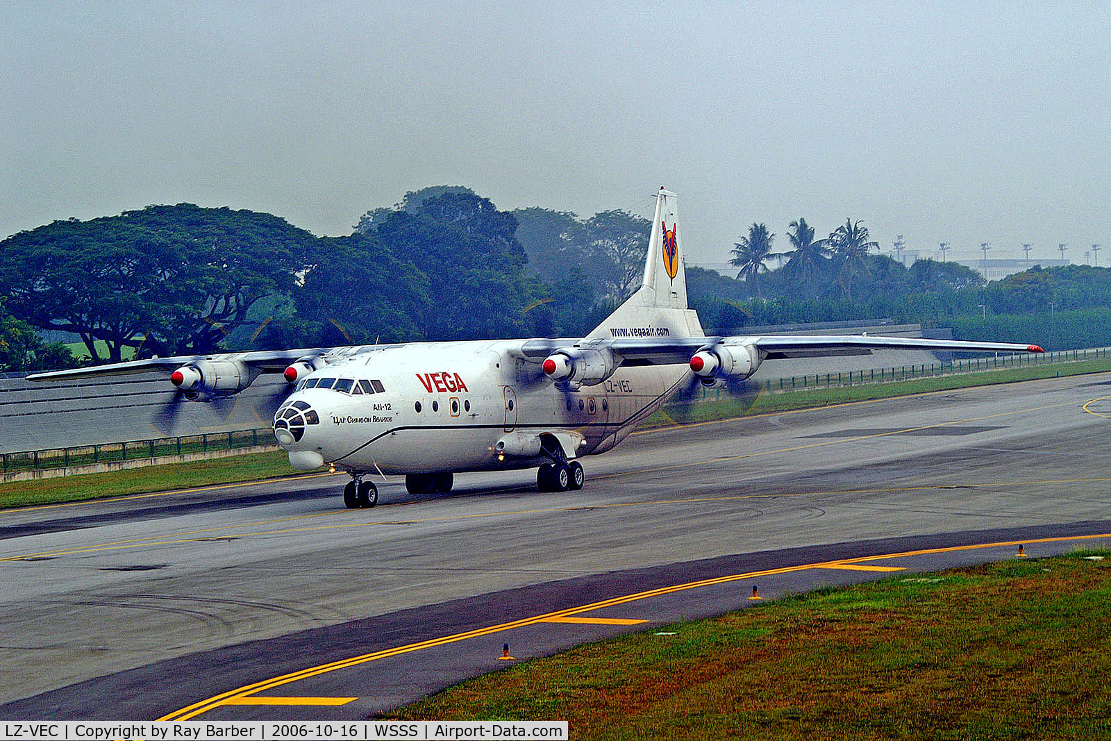 LZ-VEC, 1966 Antonov An-12BP C/N 6344610, LZ-VEC   Antonov An-12BP [6344610] (Vega Airlines) Singapore-Changi~9M 16/10/2006