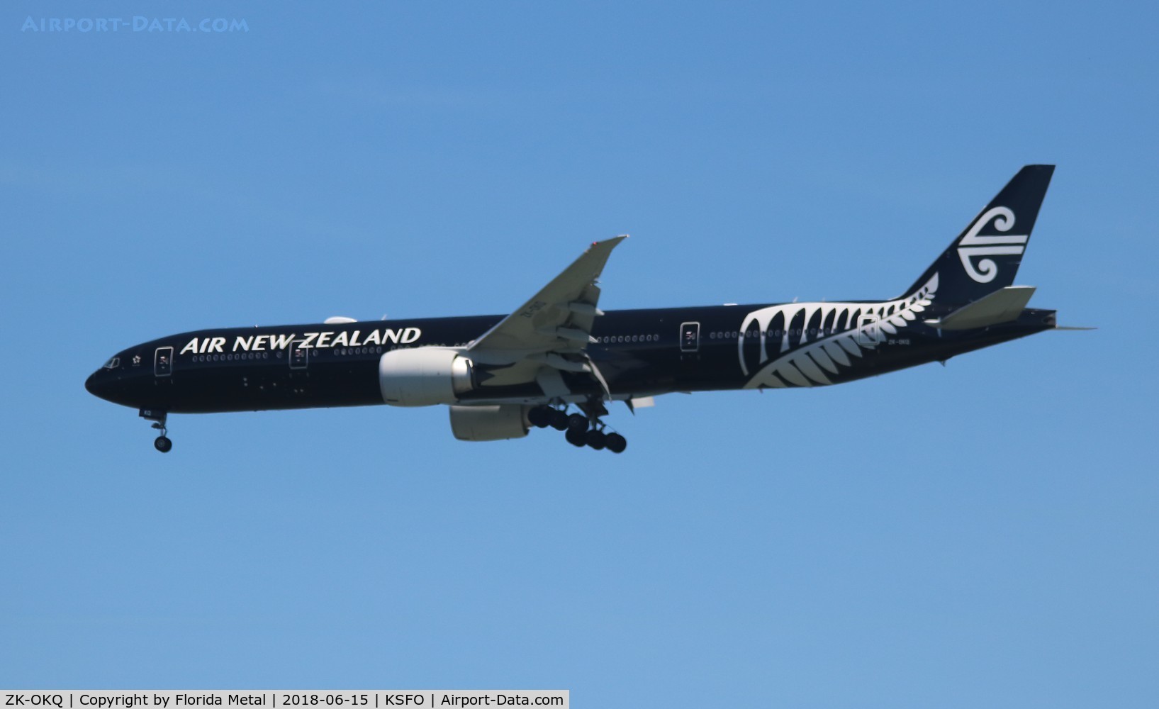 ZK-OKQ, 2011 Boeing 777-306/ER C/N 40689, Air New Zealand 777-300 special