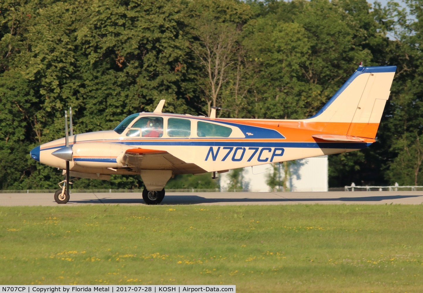 N707CP, 1965 Beech 95-B55 (T42A) Baron C/N TC-864, EAA OSH 2017