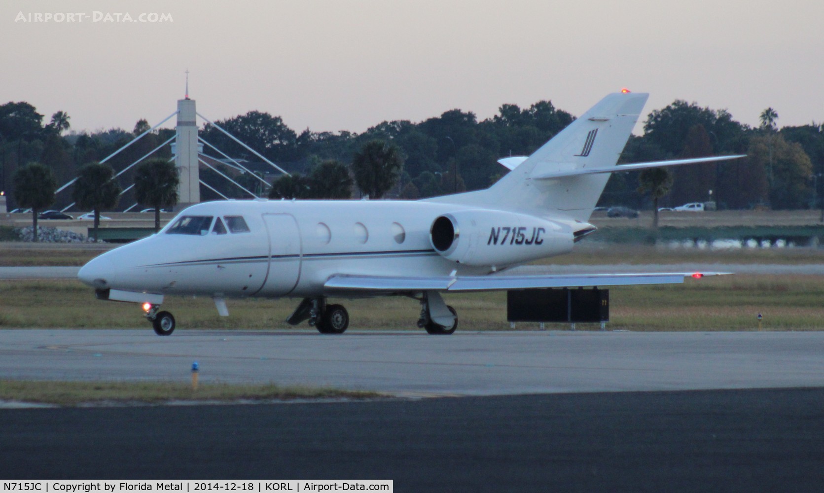 N715JC, 1977 Dassault Falcon 10 C/N 99, ORL spotting 2014