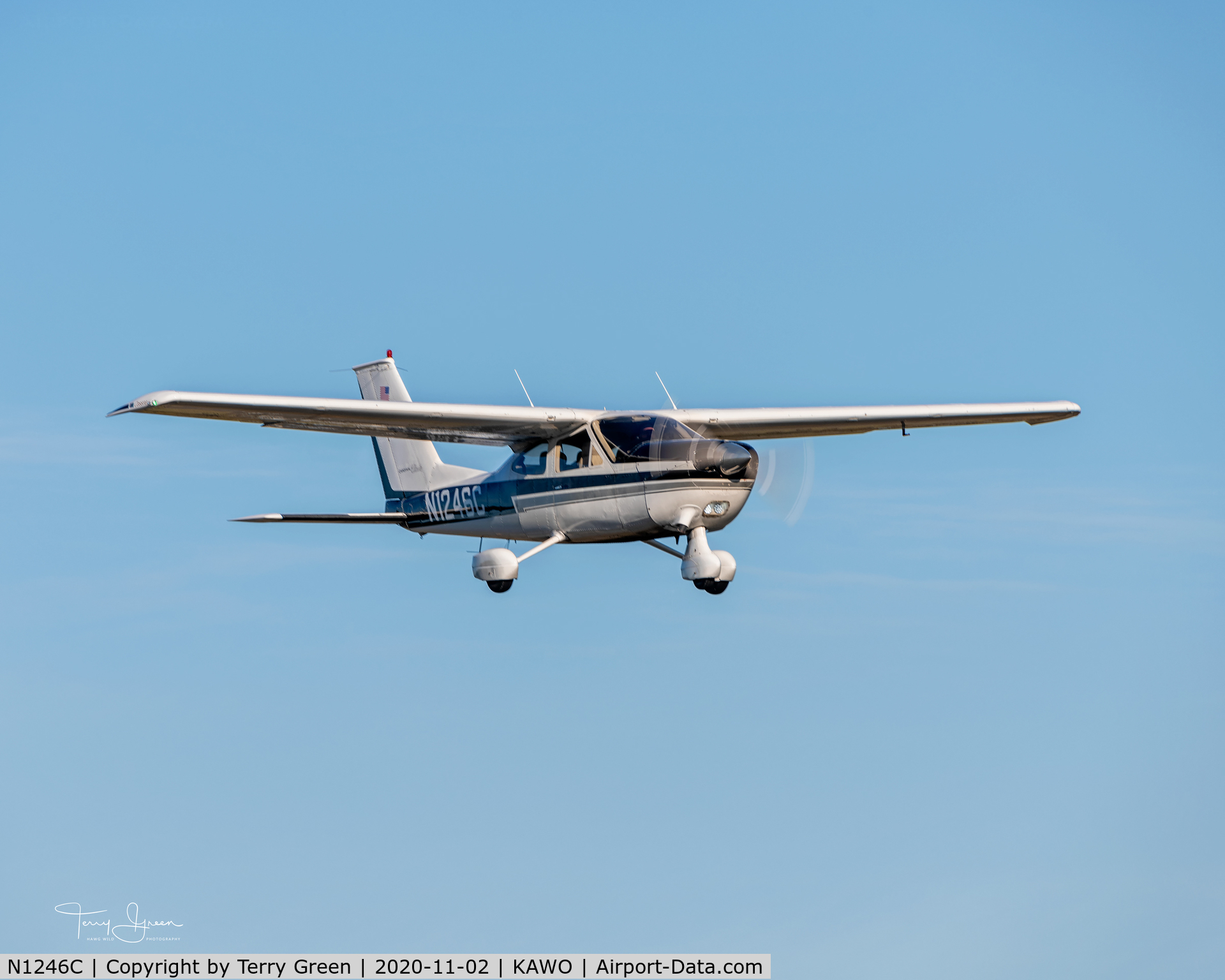 N1246C, 1977 Cessna 177B Cardinal C/N 17702689, KAWO