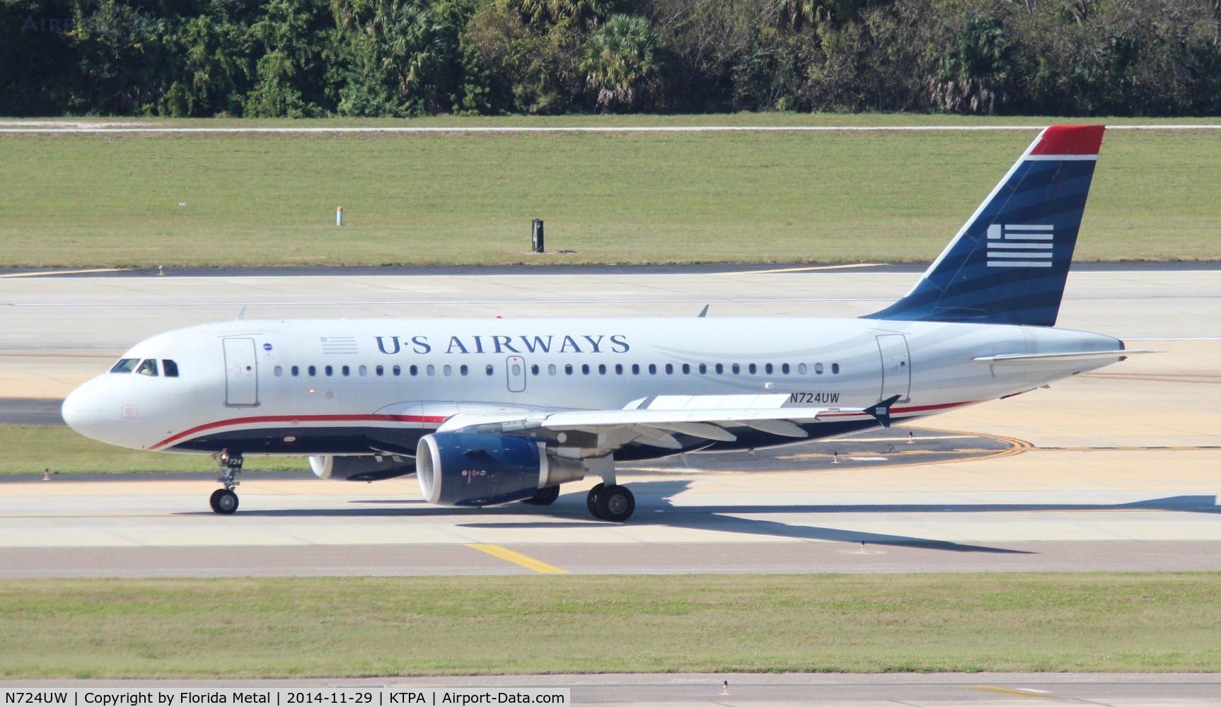 N724UW, 1999 Airbus A319-112 C/N 1122, TPA spotting 2014