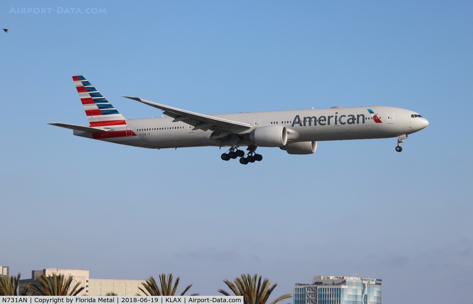 N731AN, 2014 Boeing 777-323/ER C/N 33523, LAX spotting 2018