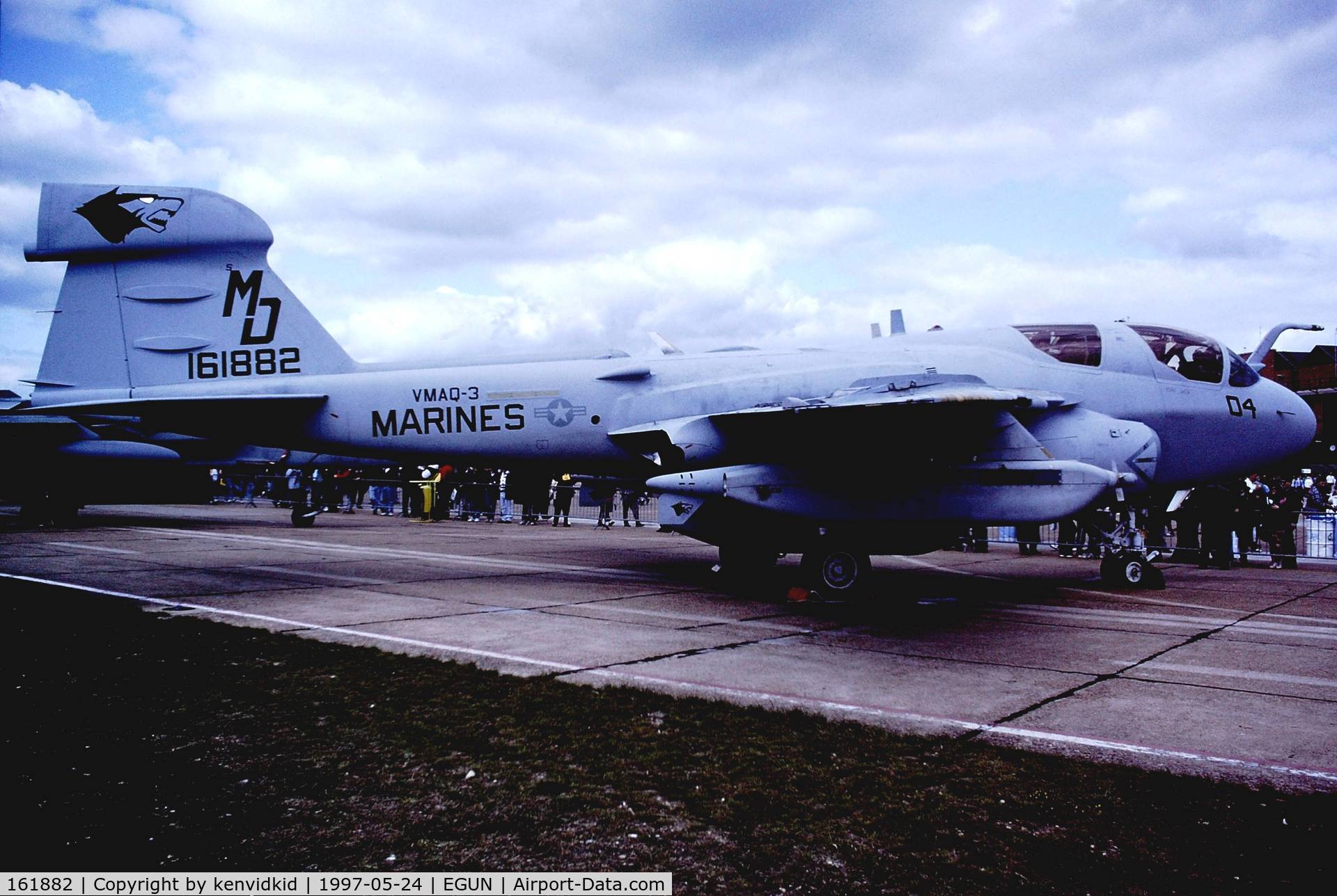 161882, Grumman EA-6B Prowler C/N P-105, At the 1997 Mildenhall Air Fete.