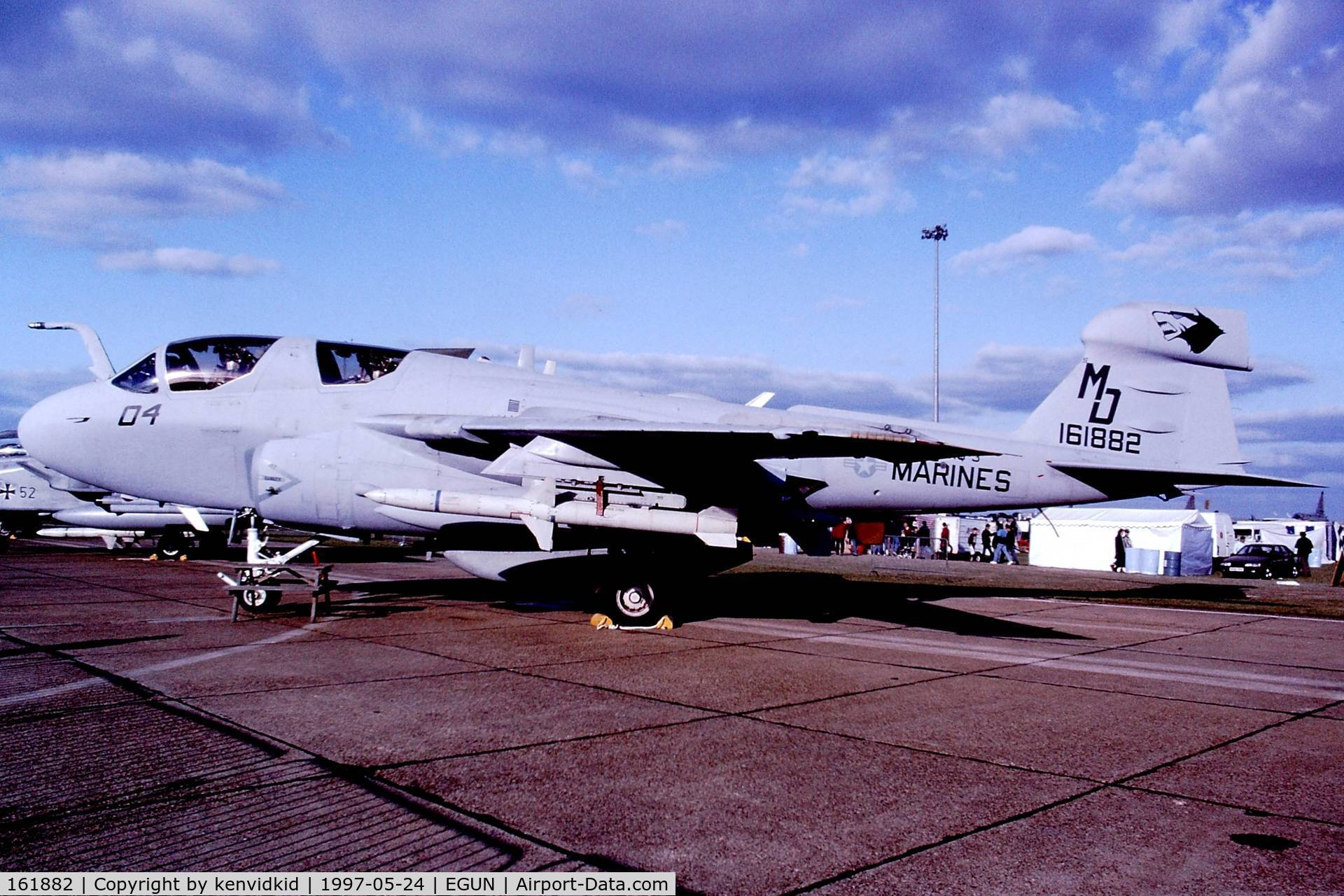 161882, Grumman EA-6B Prowler C/N P-105, At the 1997 Mildenhall Air Fete.