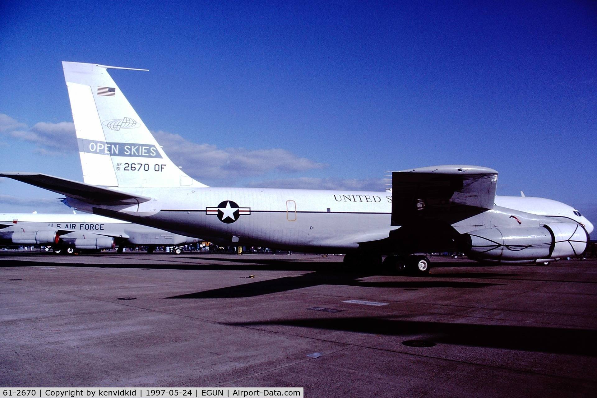 61-2670, 1961 Boeing OC-135B Stratolifter C/N 18346, At the 1997 Mildenhall Air Fete.