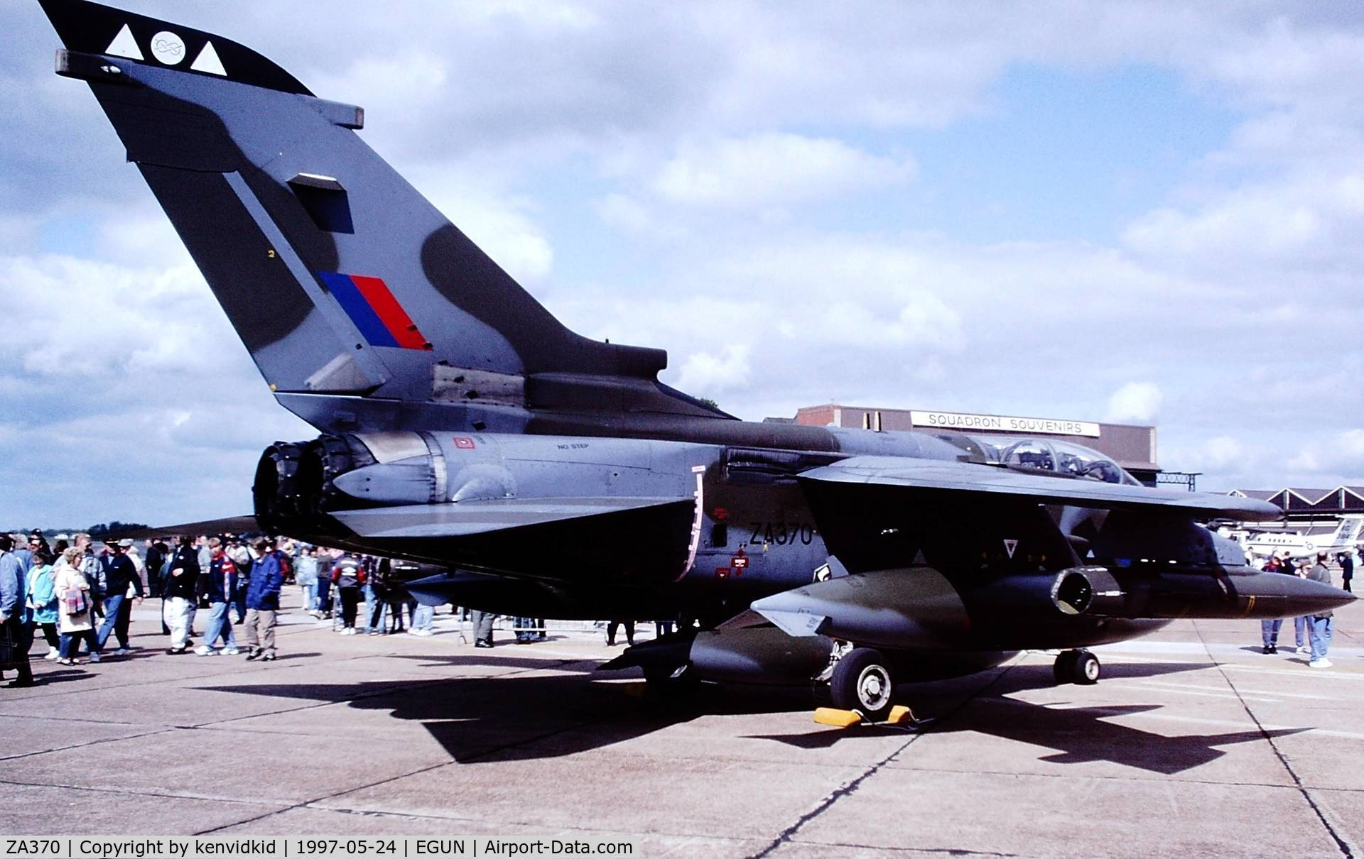 ZA370, 1982 Panavia Tornado GR.1A C/N 168/BS052/3084, At the 1997 Mildenhall Air Fete.