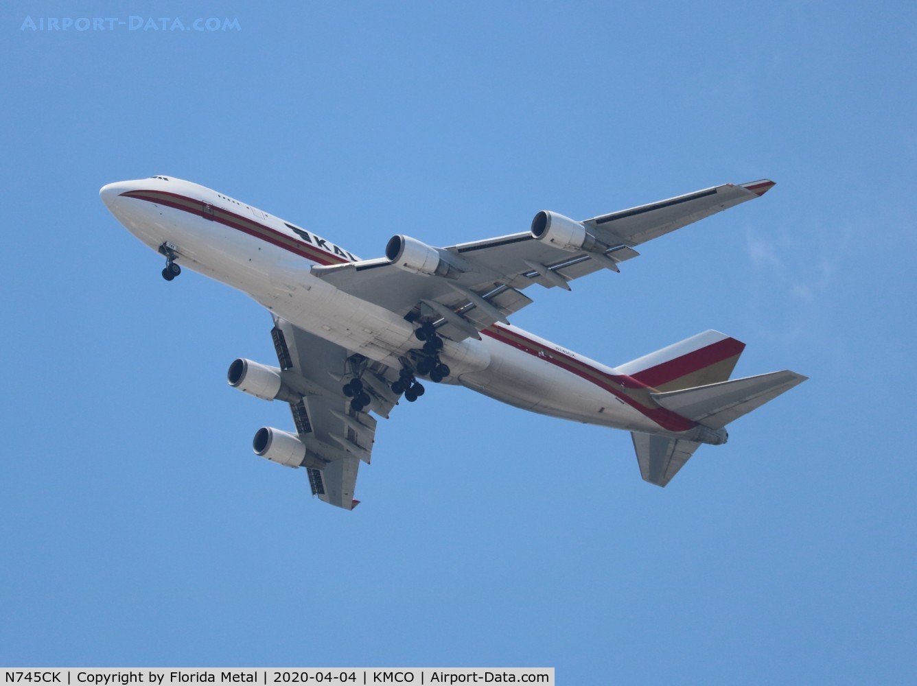 N745CK, 1998 Boeing 747-446BCF C/N 26361, MCO spotting 2020